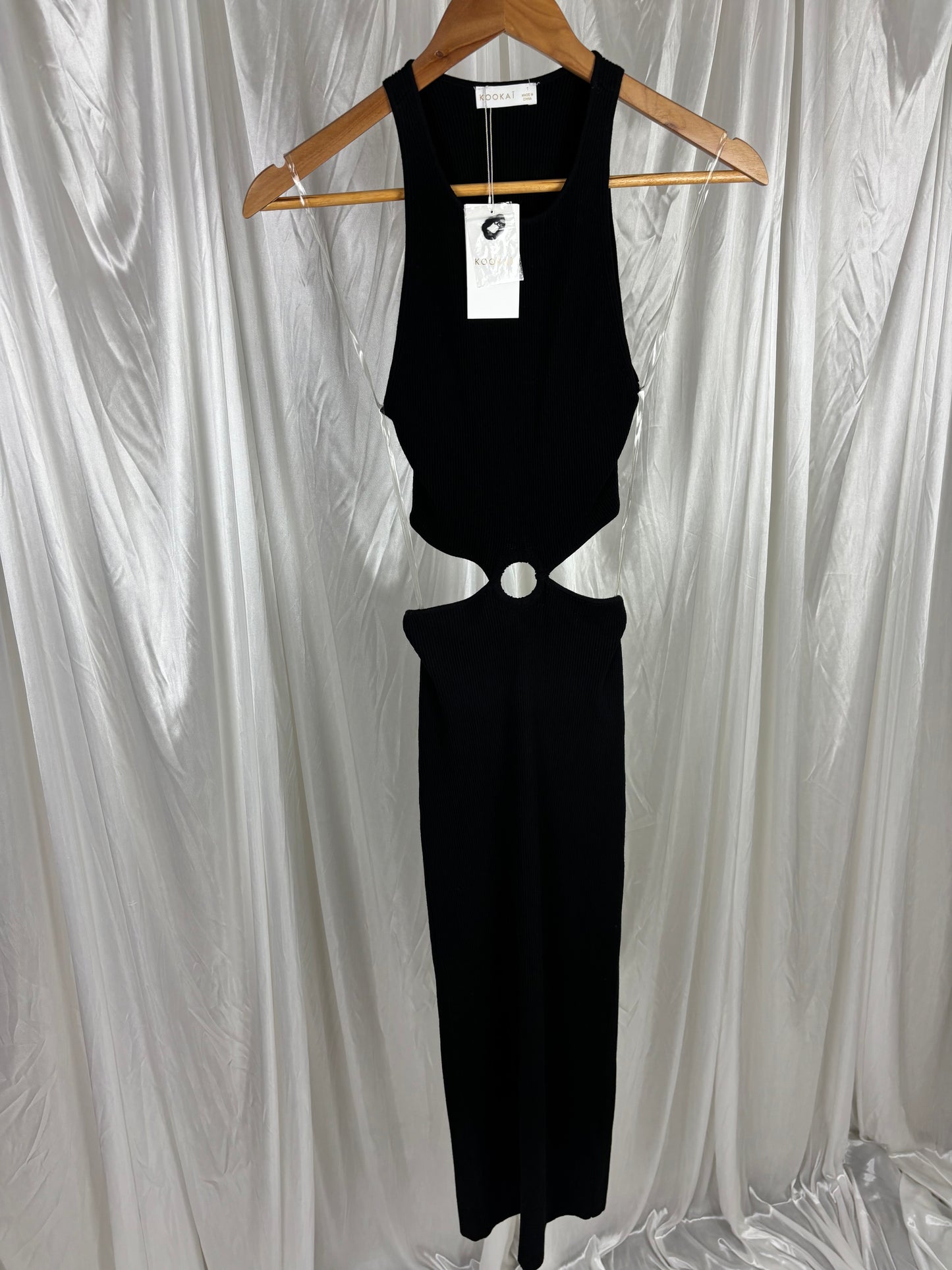 Kookai Black Lola Cut Out Dress - 1