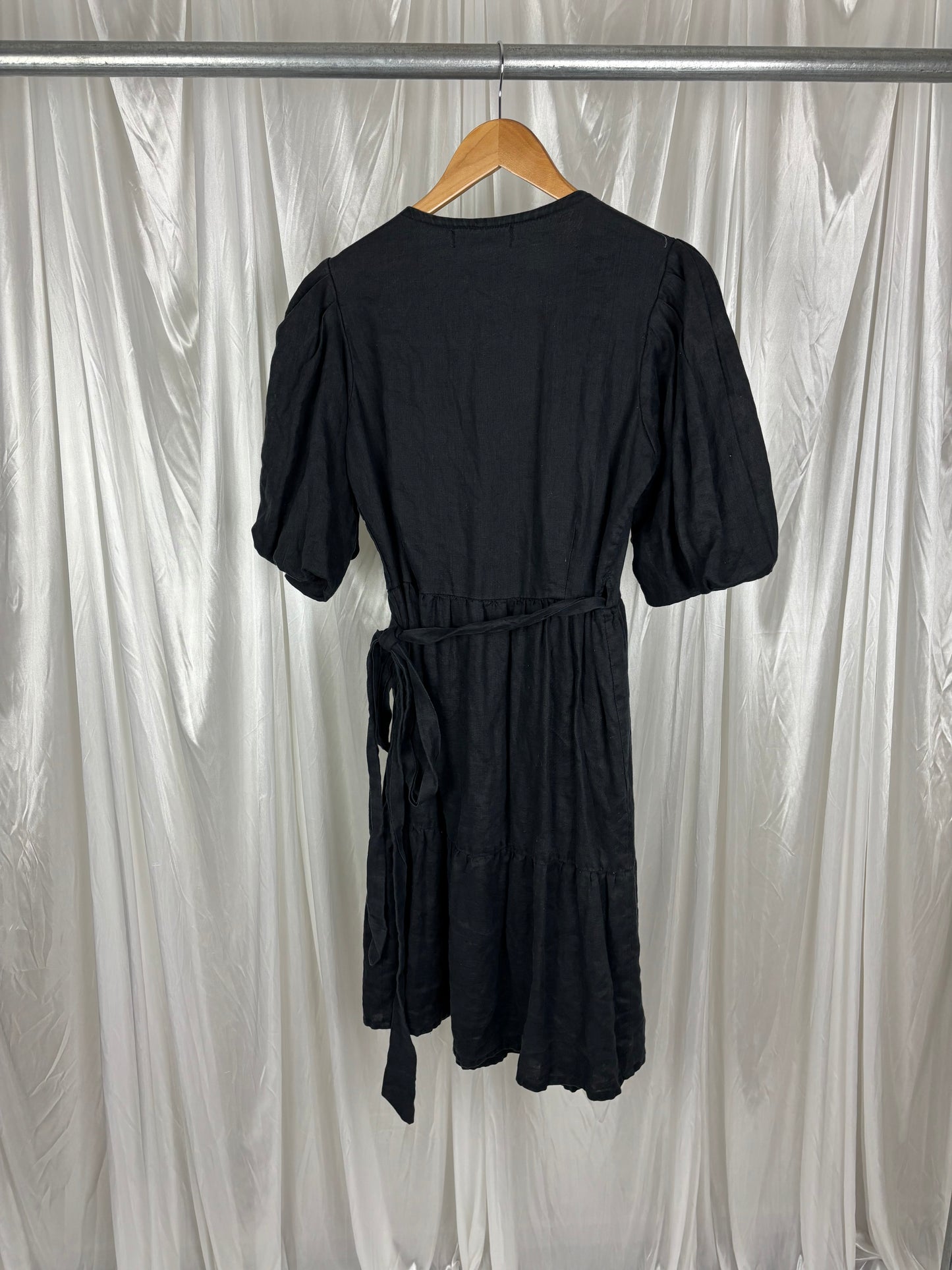 Faithful The Brand Rooney Wrap Mini Dress - 12