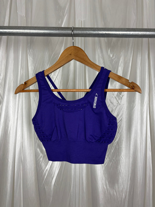 Gymshark Purple Sports Bra - XS