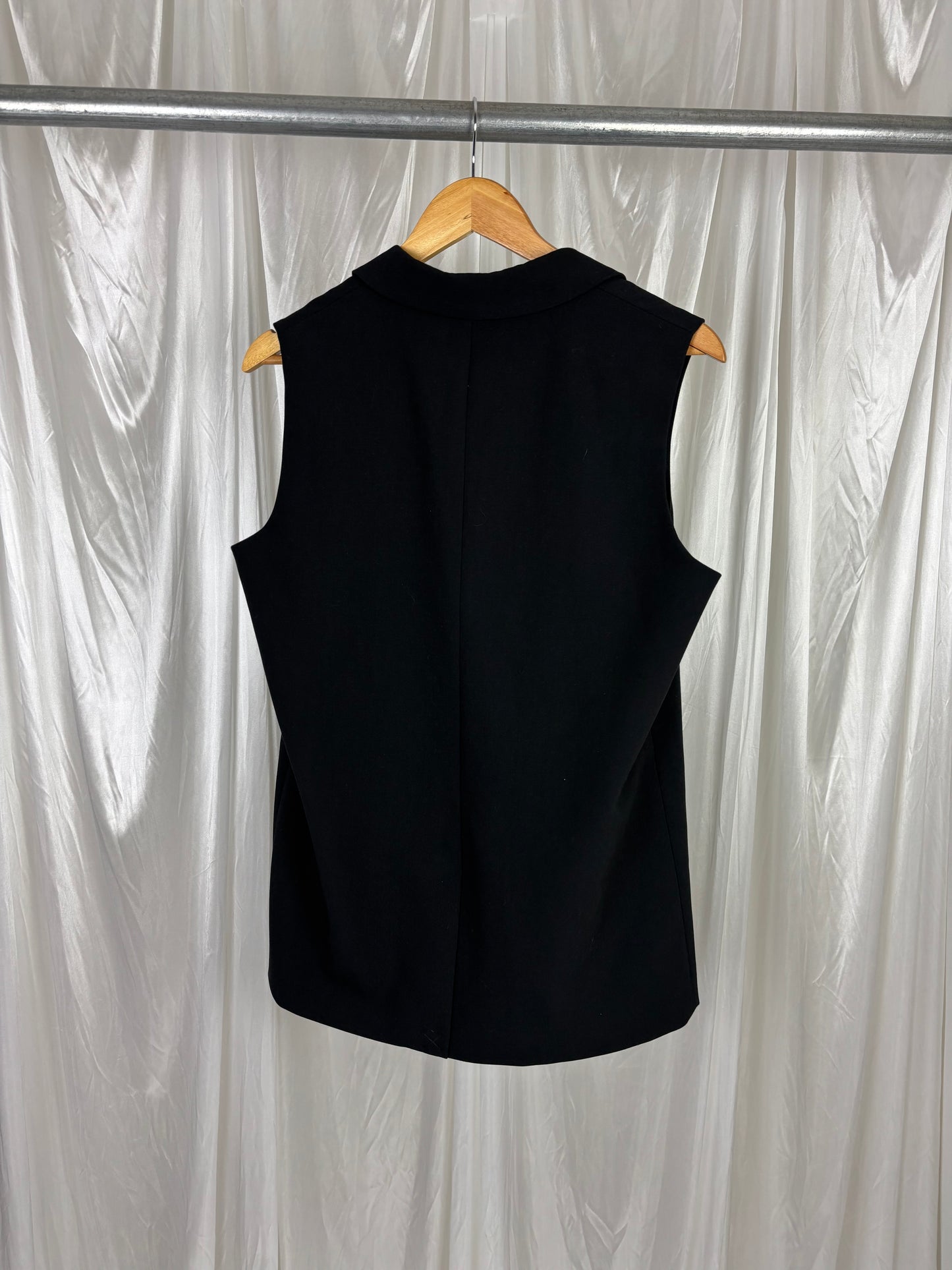 Preview Black Blazer Vest - 8