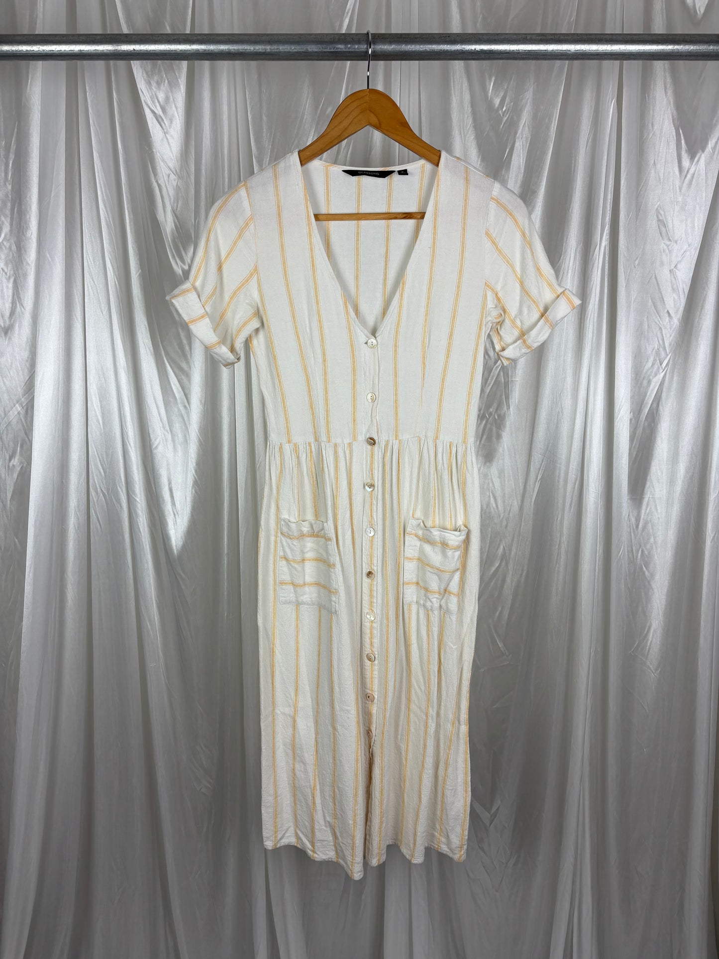 Glassons Linen Blend Dress - 6