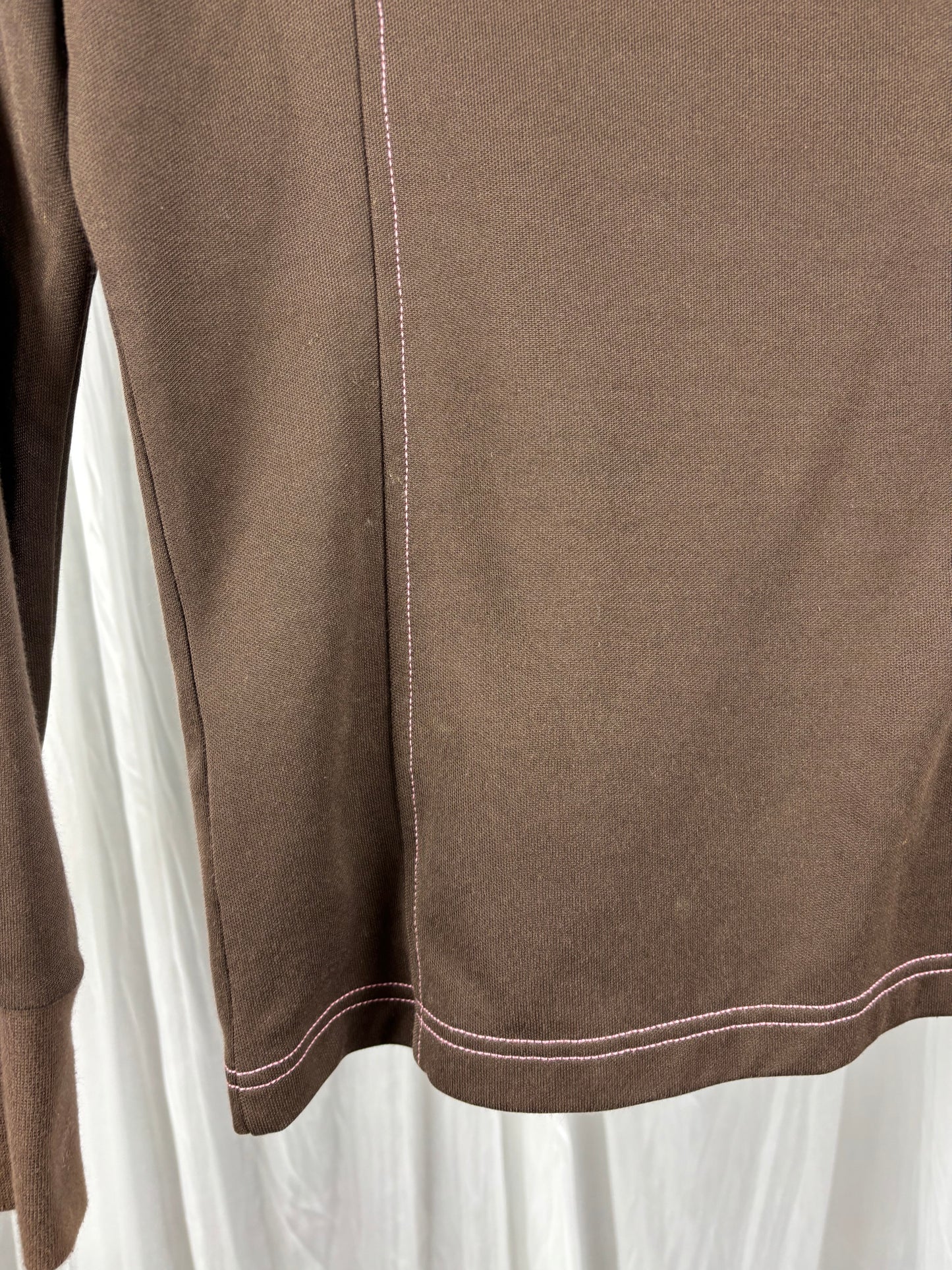 Adidas Brown Zip Up - S