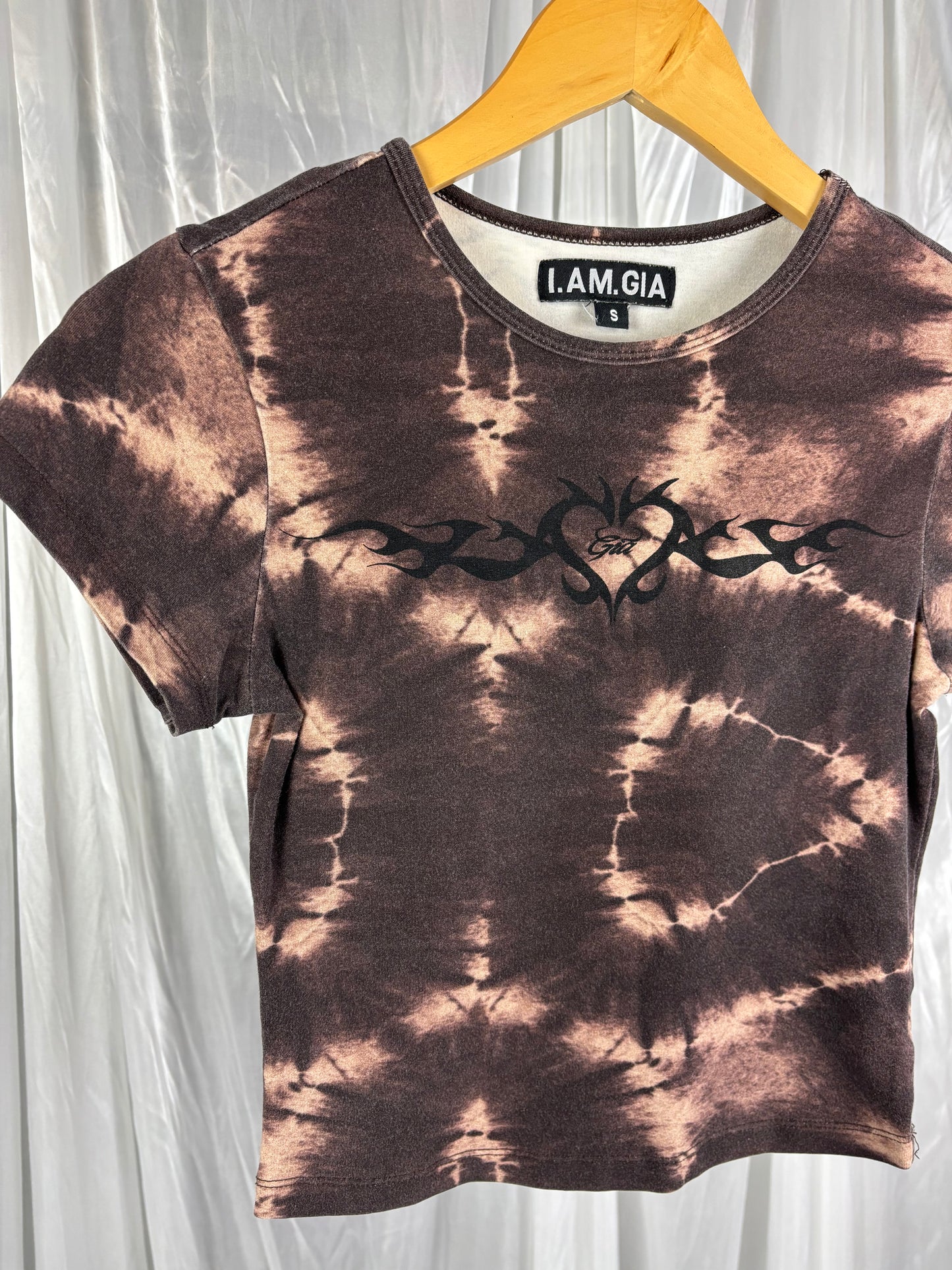 I Am Gia Brown Crop Top - S