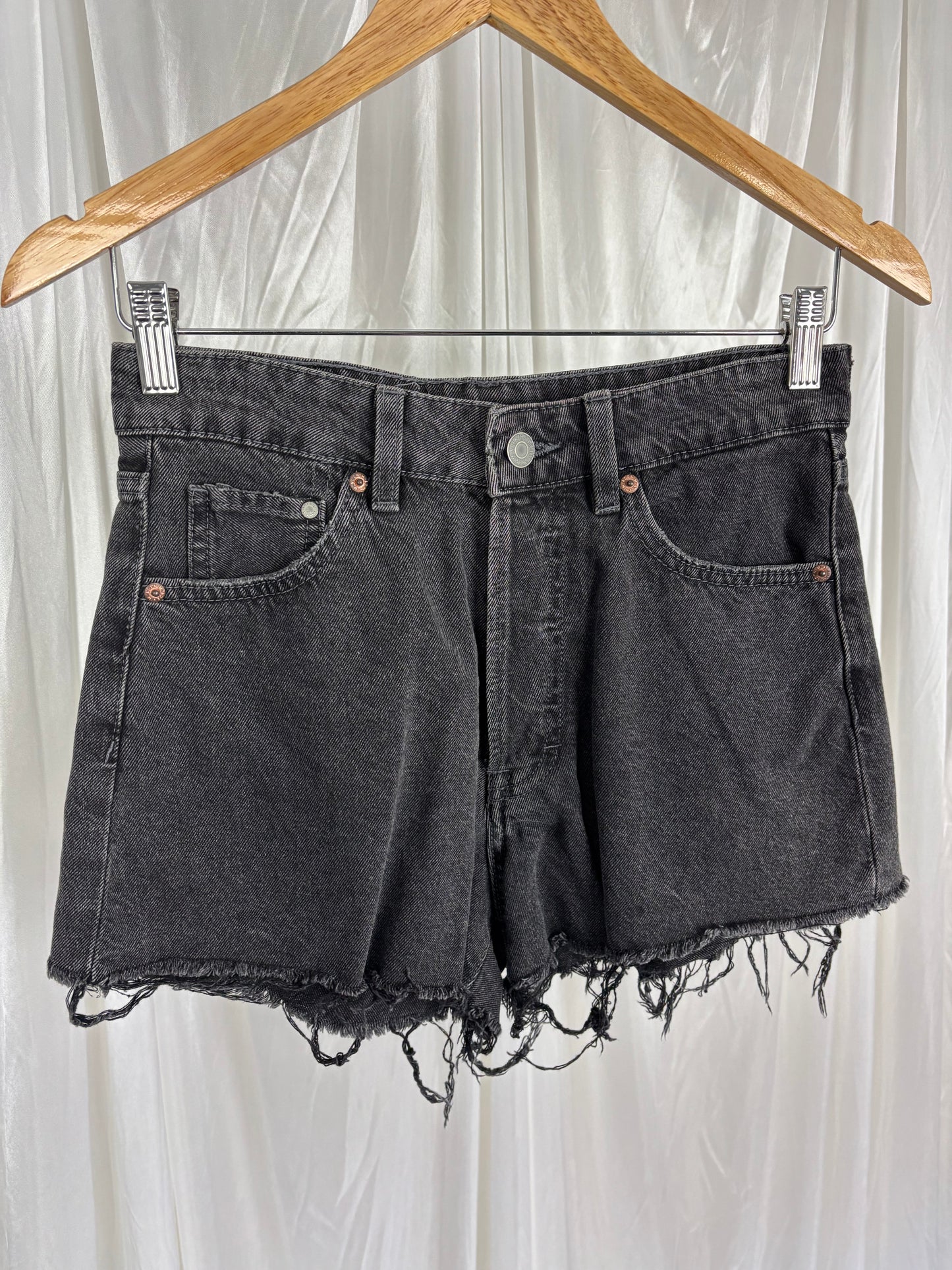 & Denim Black Shorts - 8