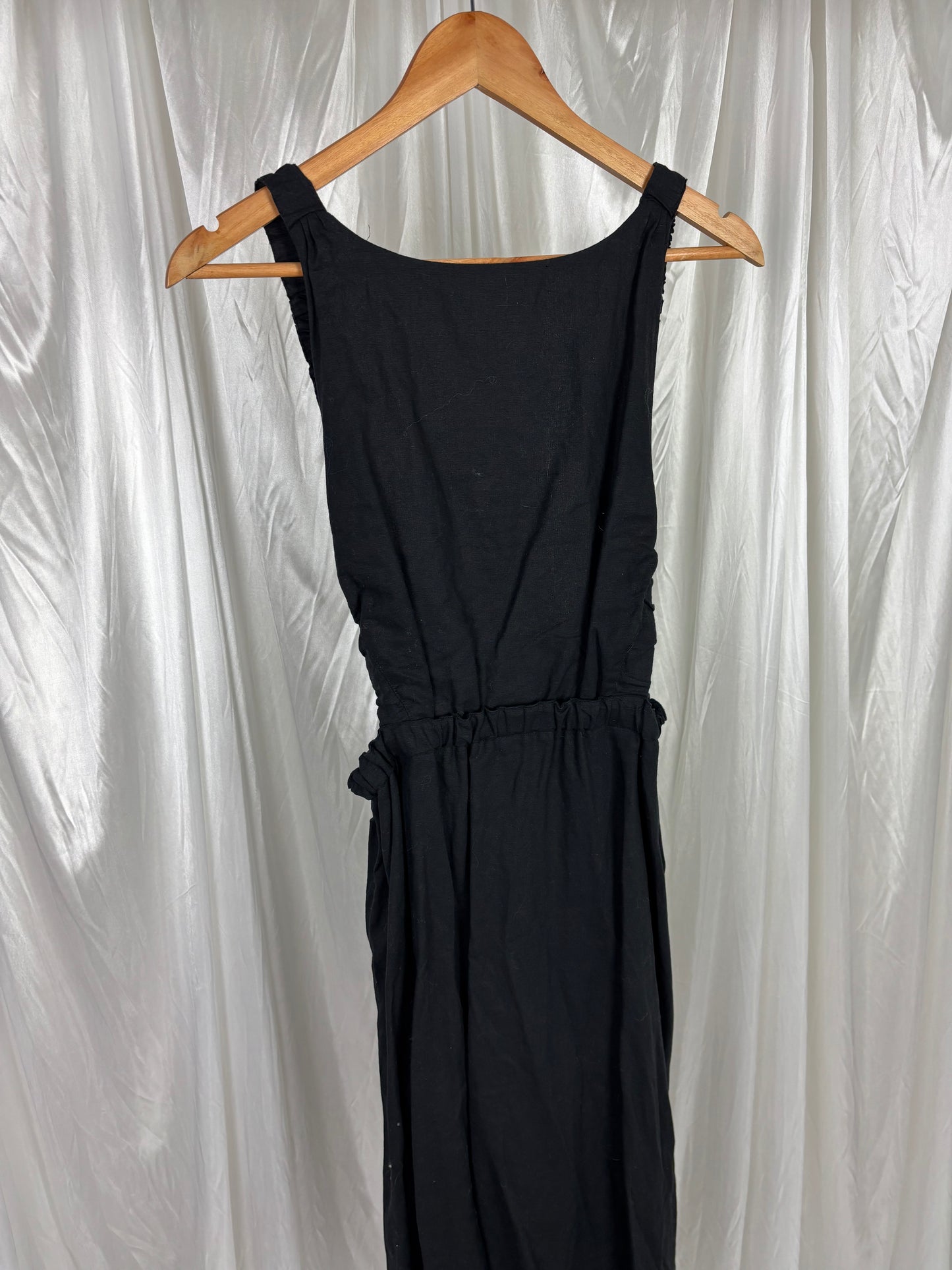 Petal + Pup Black Open Back Dress - 10