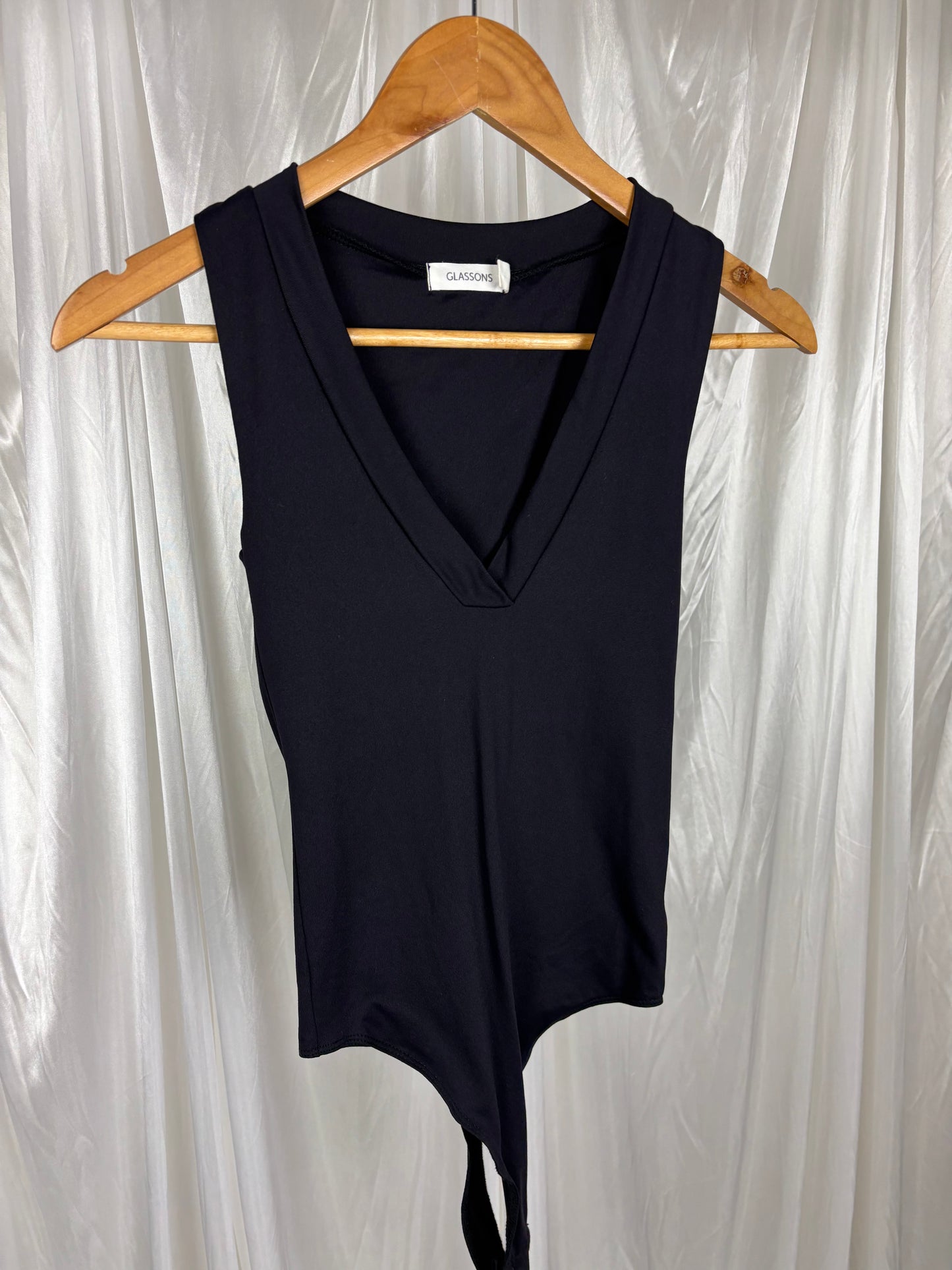 Glassons Black Bodysuit - XS