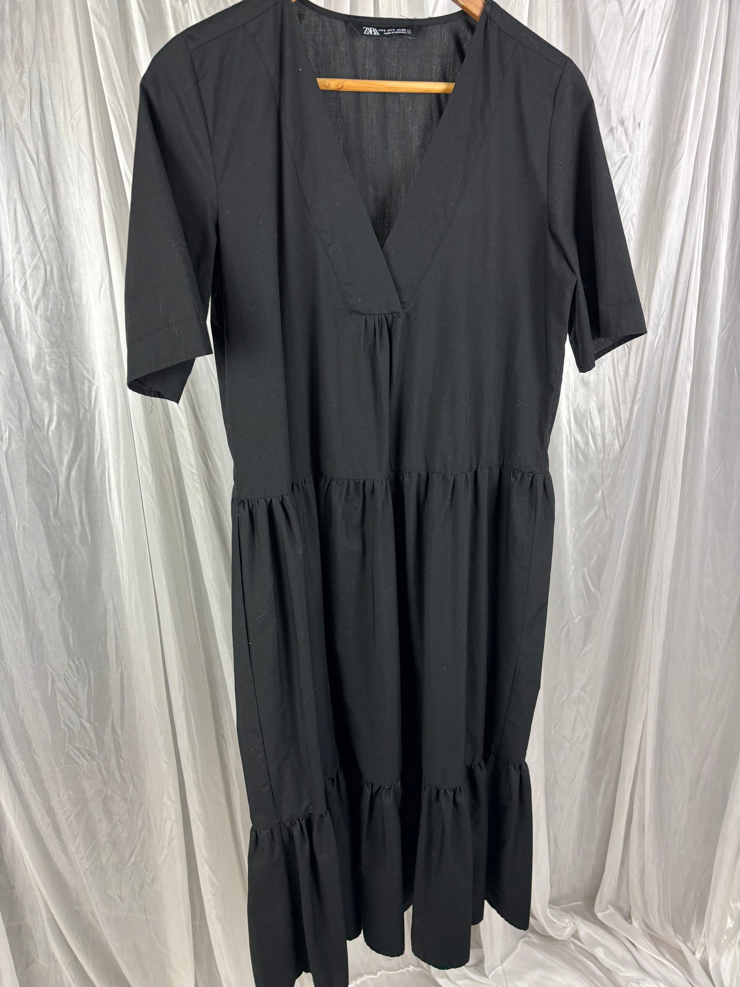 Zara Black Midi Dress - S