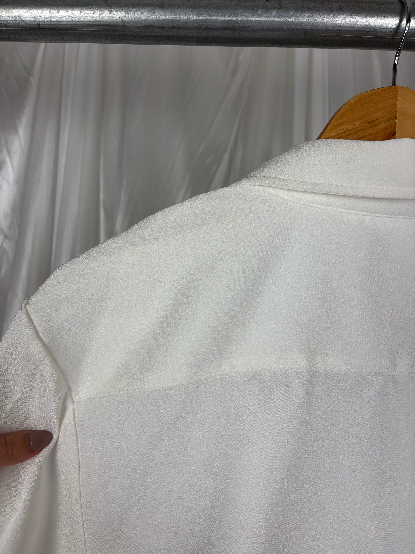 Dazie White Blazer Top - 10