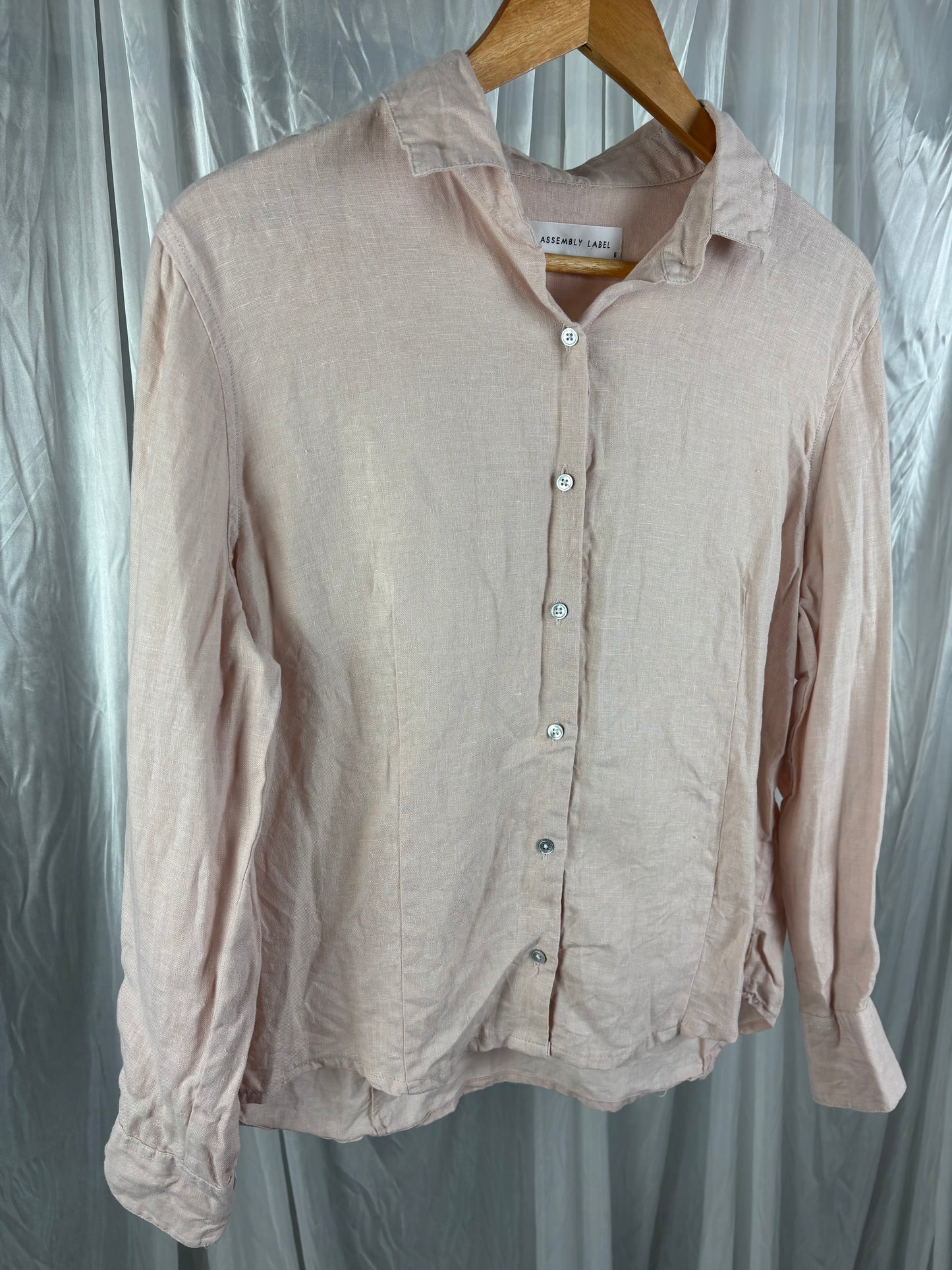 Assembly Label Linen Top - 6