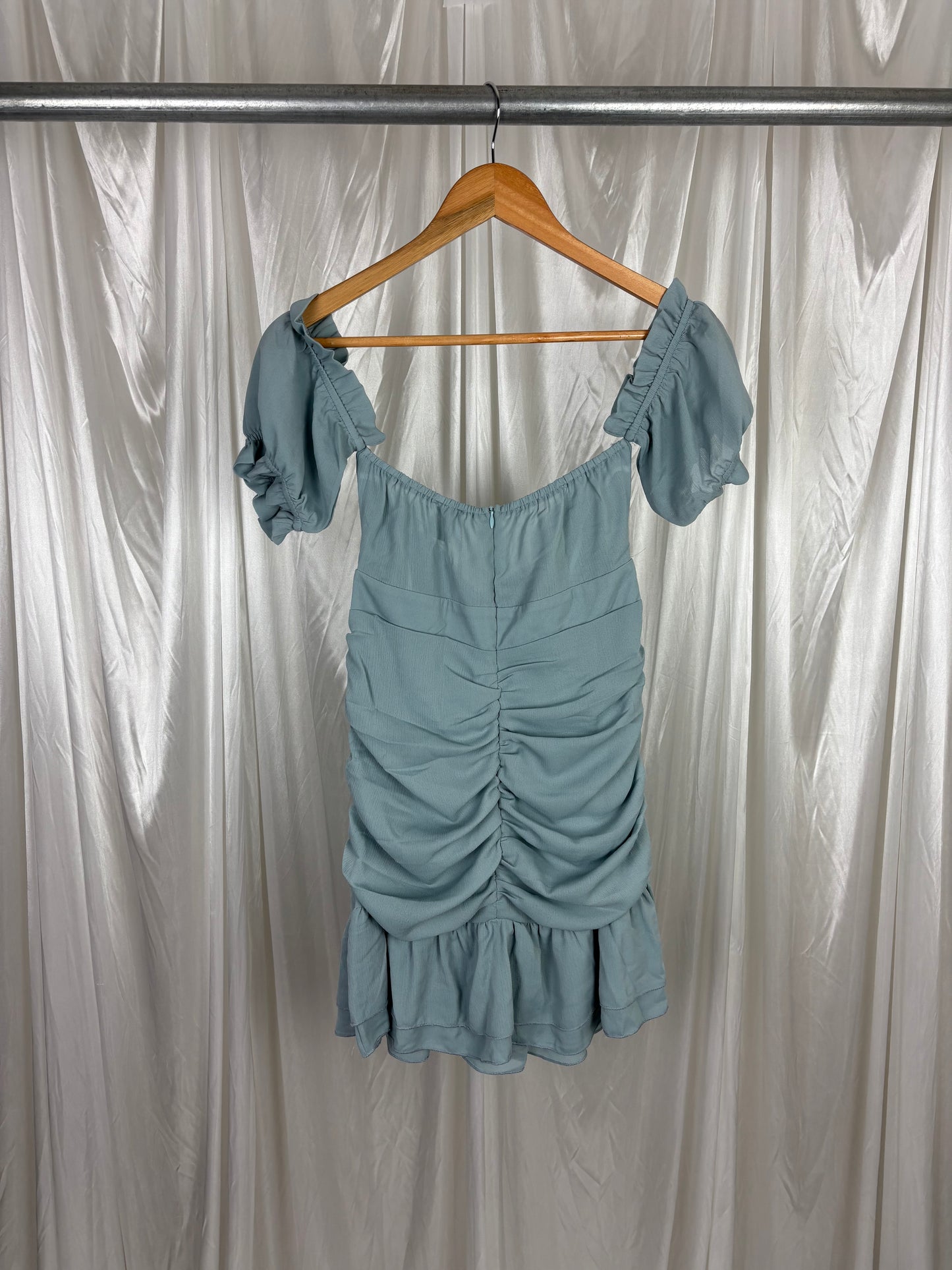 Hello Molly Sage Mini Dress - 10
