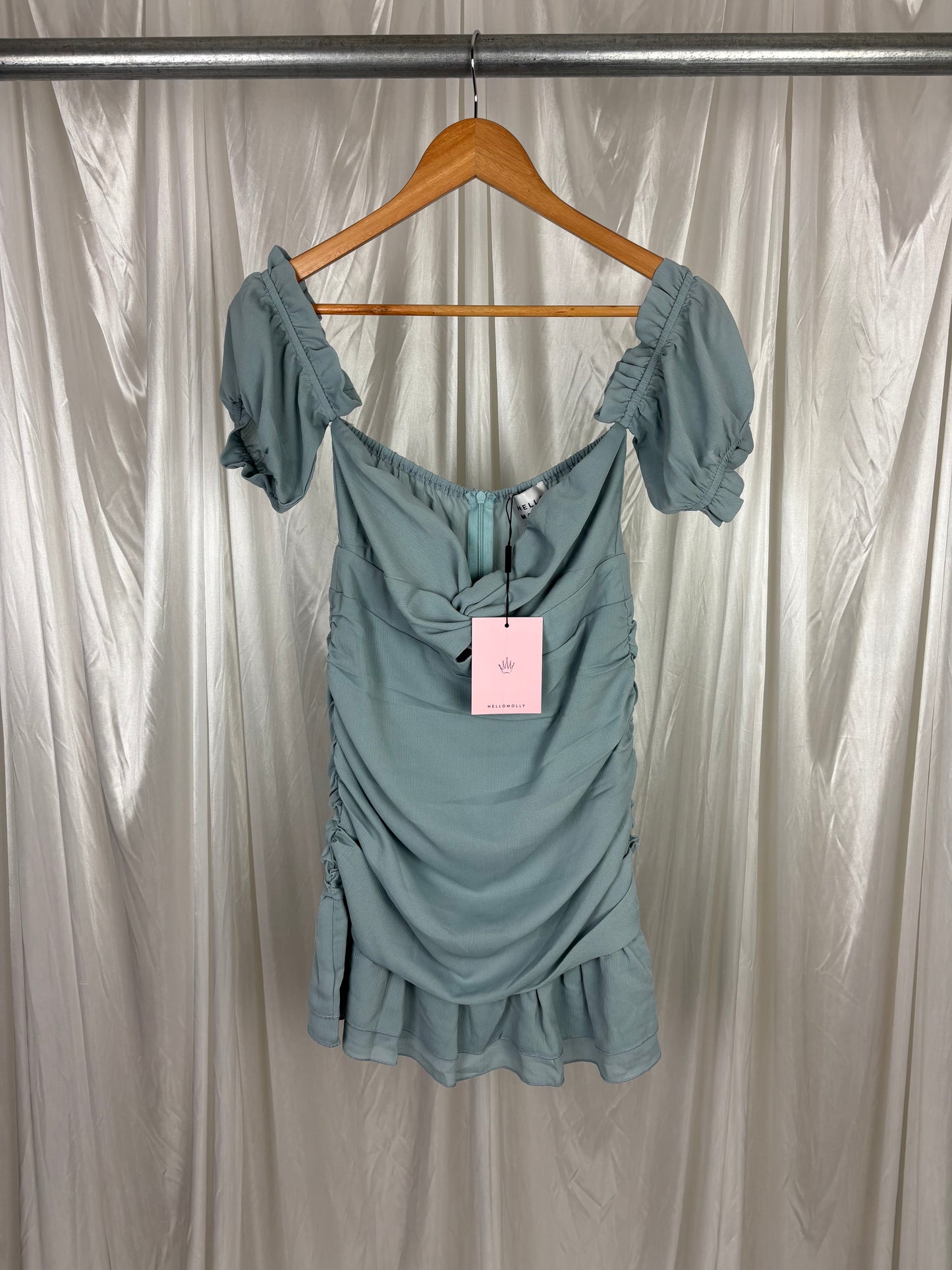 Hello Molly Sage Mini Dress - 10