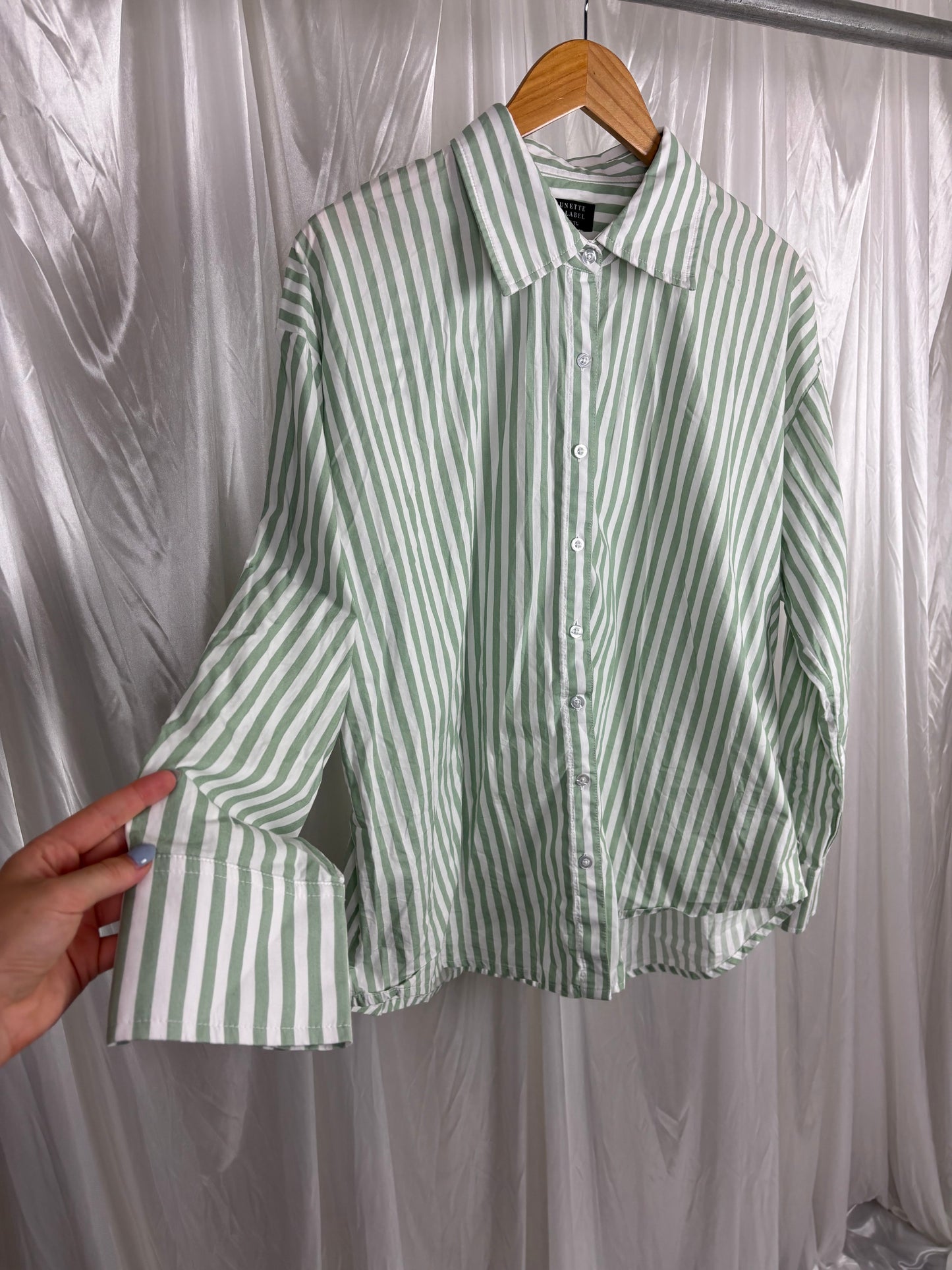 Brunette The Label Striped Shirt - L/XL