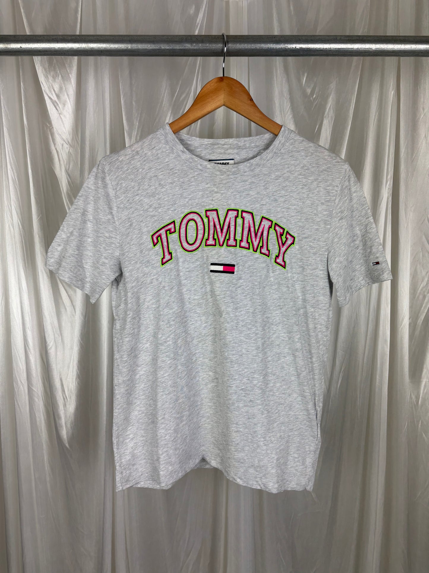 Tommy Jeans Grey T-Shirt - XS