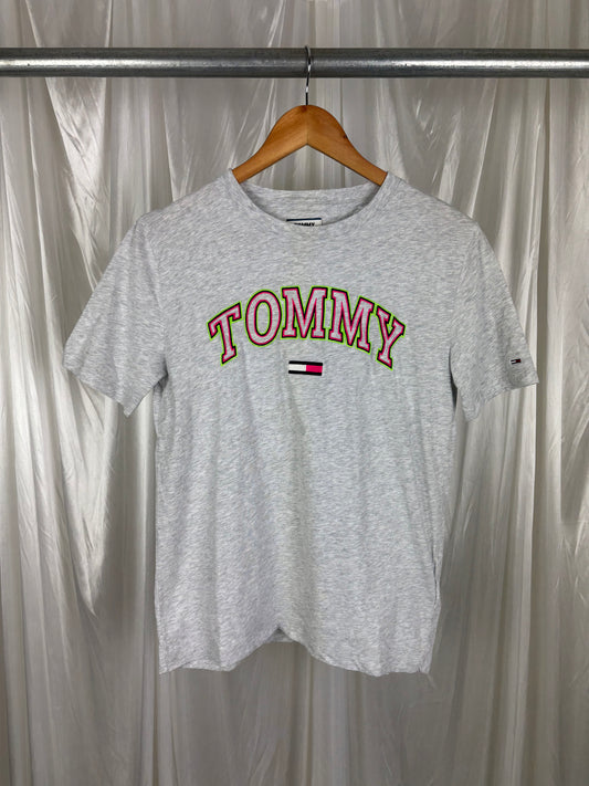 Tommy Jeans Grey T-Shirt - XS