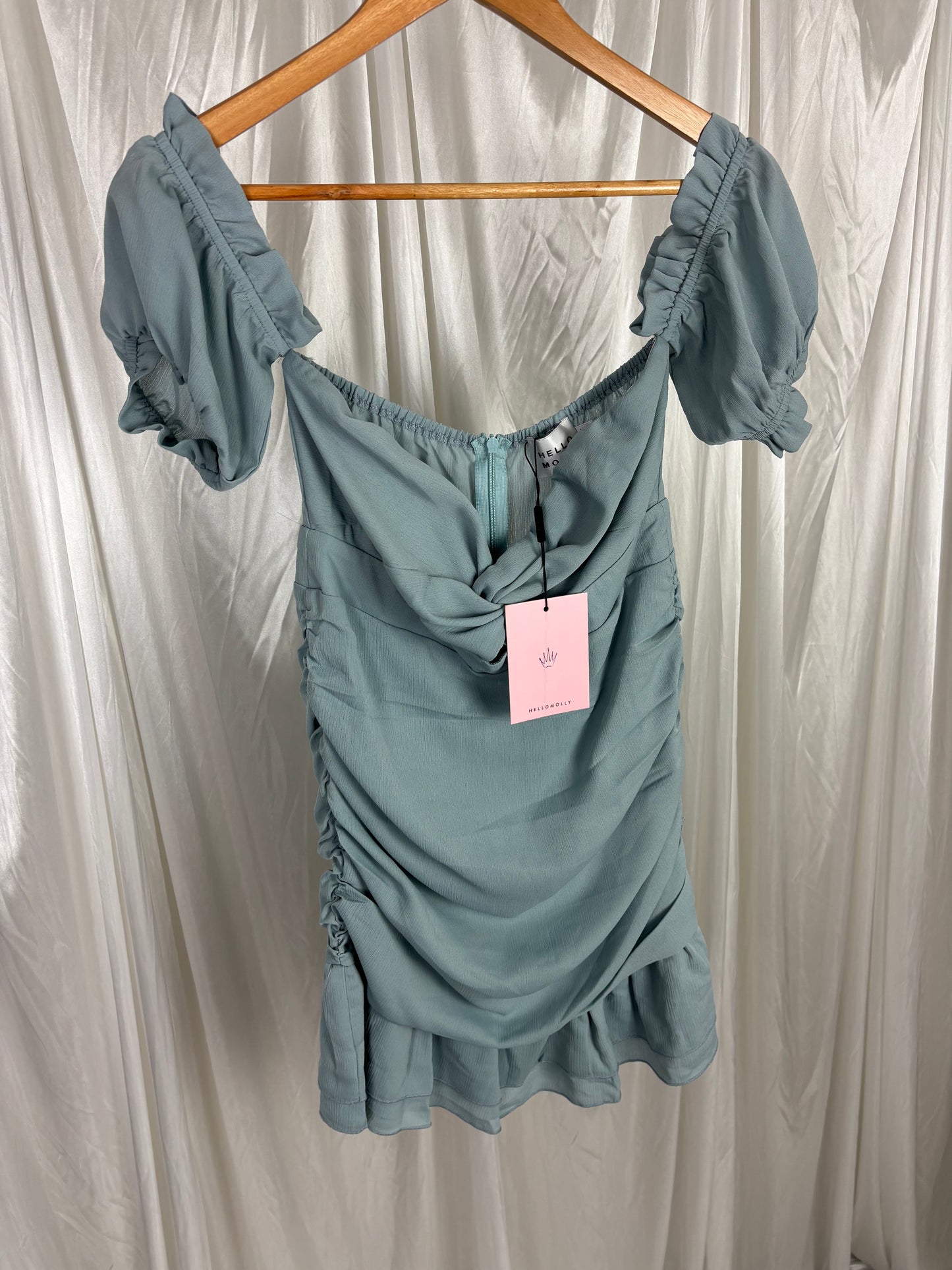 Hello Molly Sage Mini Dress - 10