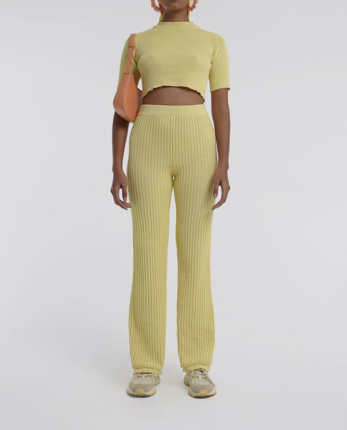 Arthur Yellow Knit Pants - 8