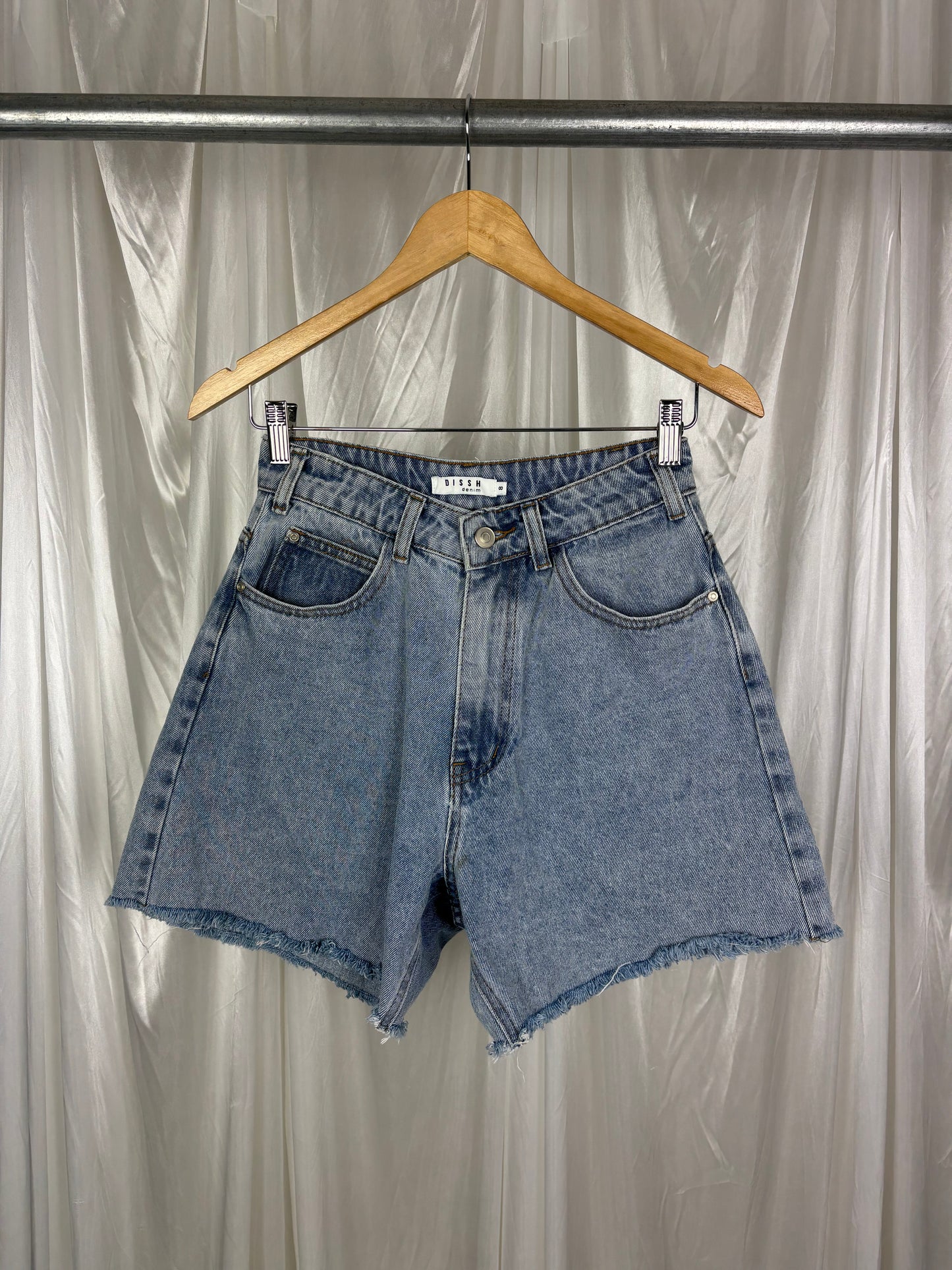 Dissh Blue Denim Shorts - 8