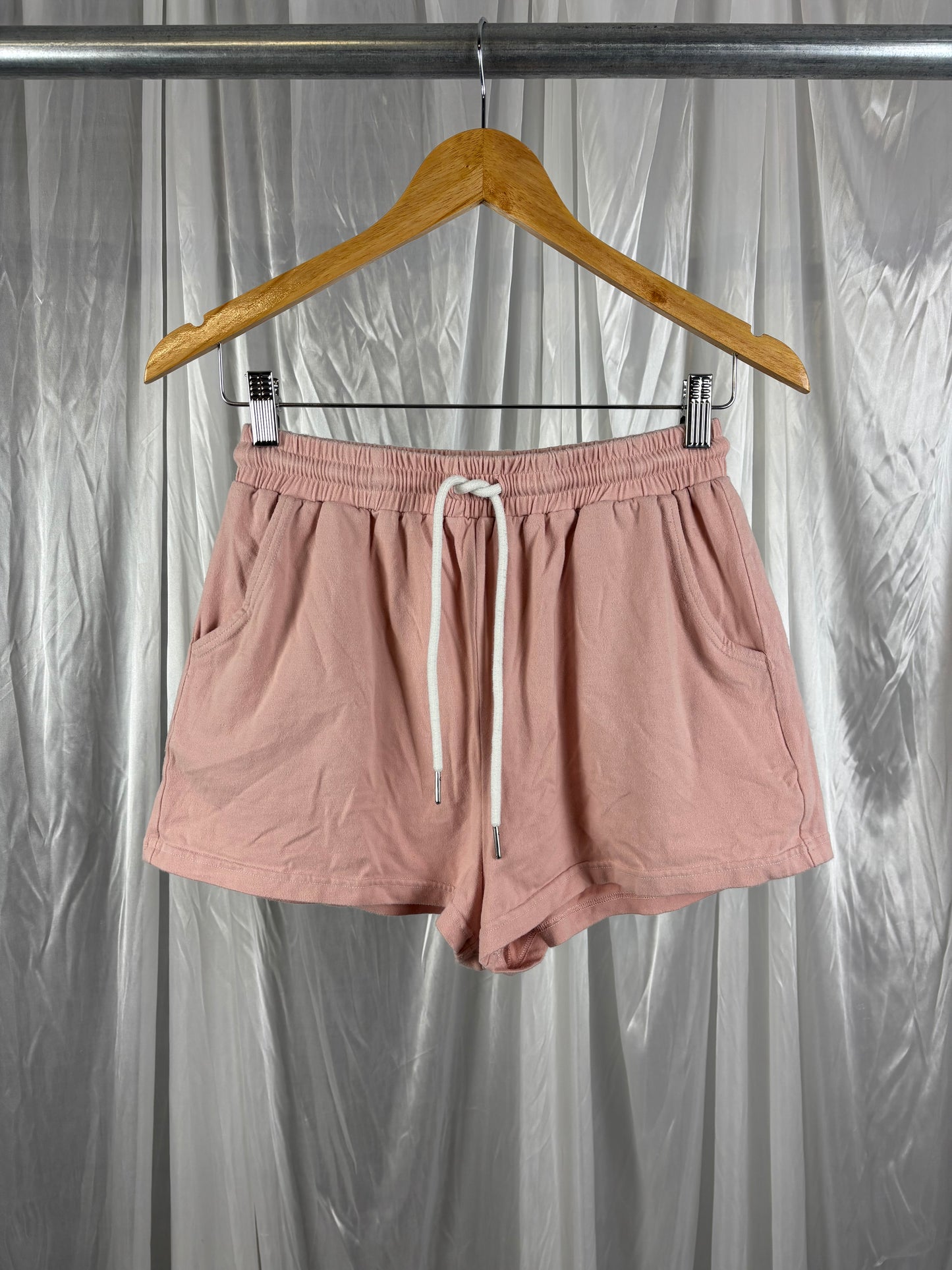 White Fox Pink Shorts - S