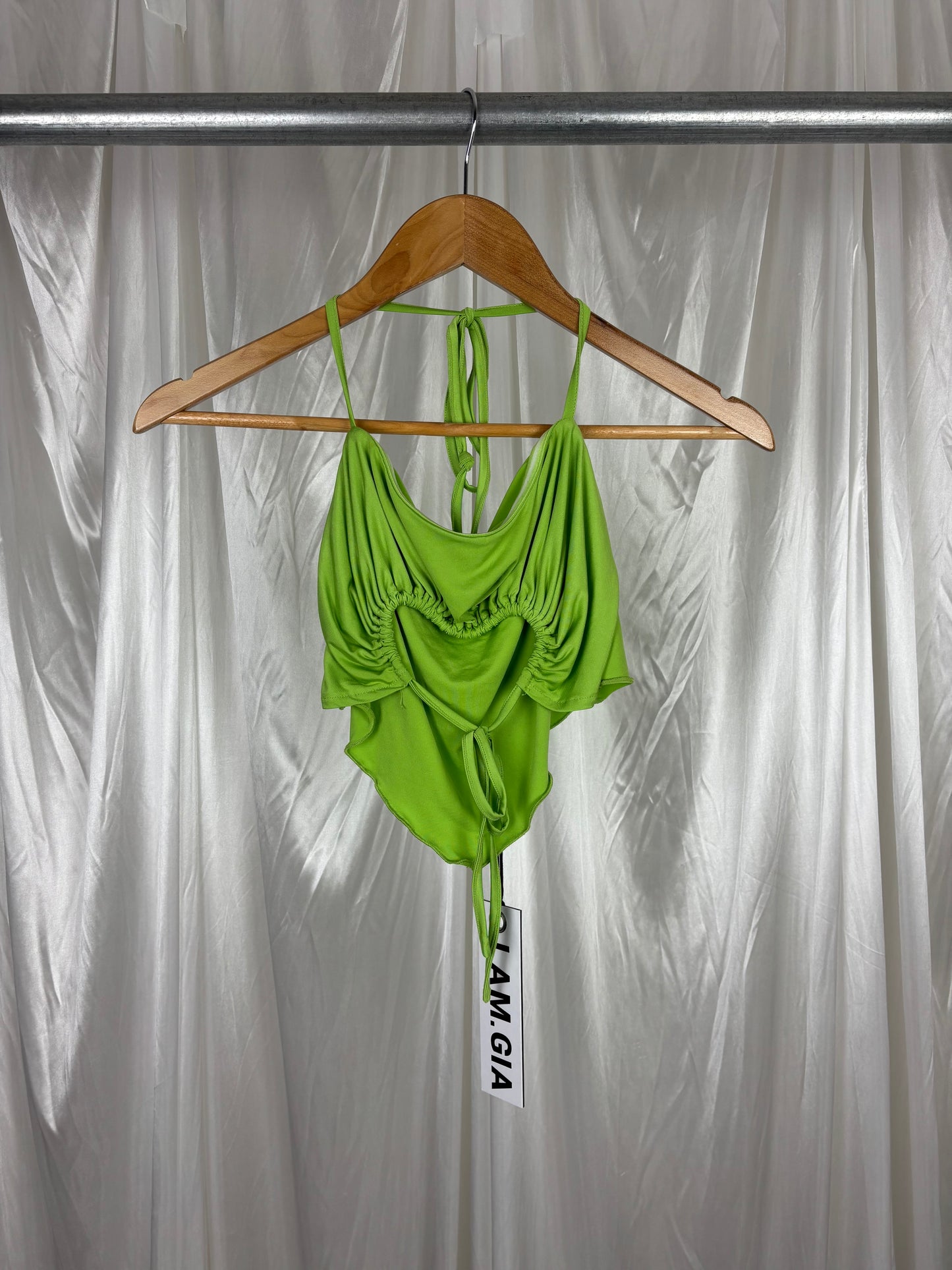 I Am Gia Green Kaleia Crop Top - XS