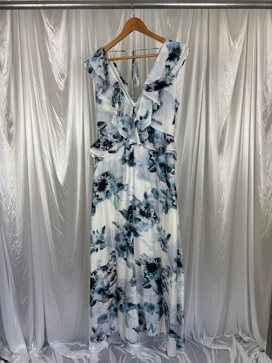 H&M Blue Floral Dress - M
