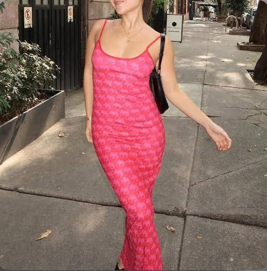 Jagger & Stone Patterned Tight Dress - 6