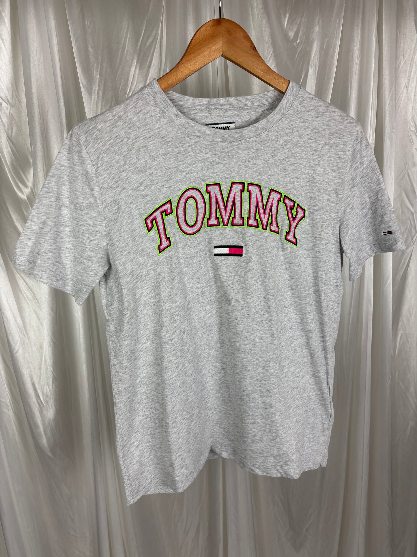 Tommy Jeans Grey T-Shirt - XS