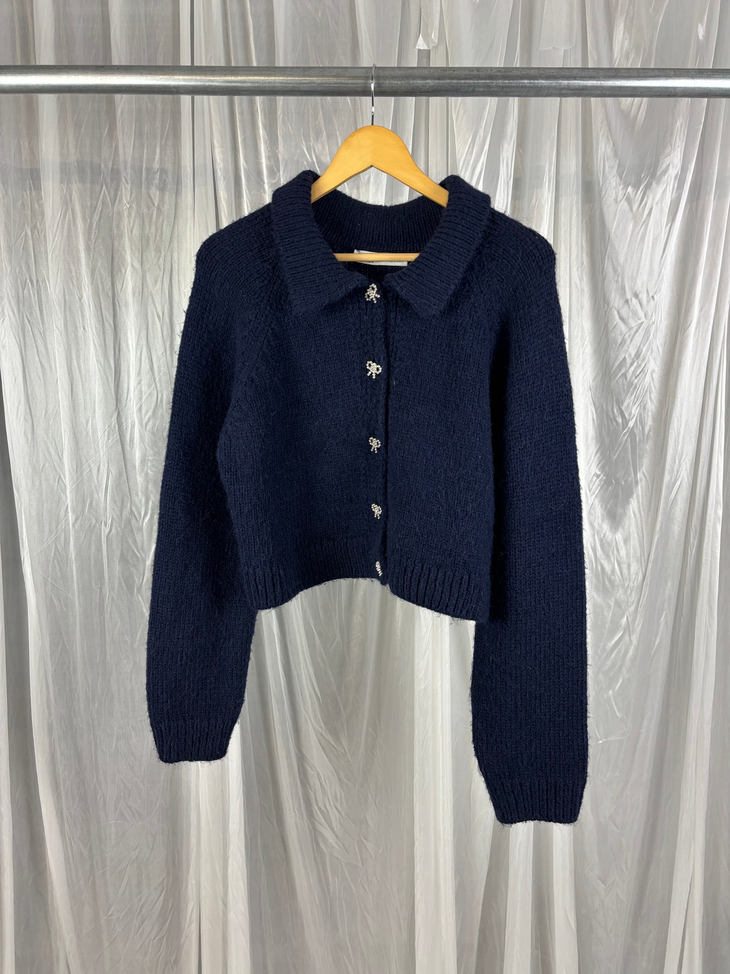 Zara Navy Blue Cardigan - L