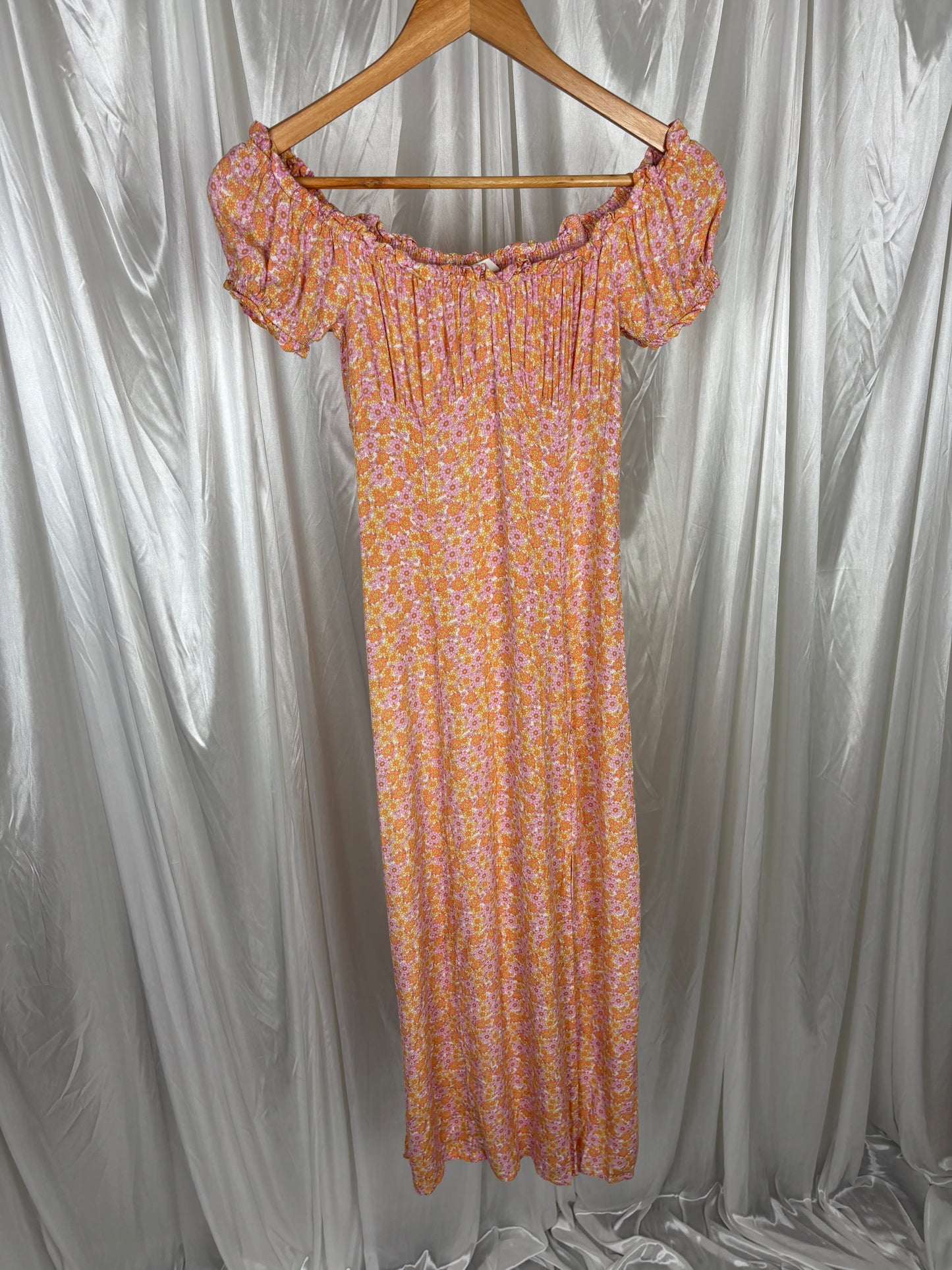 H&M Floral Midi Dress - XS