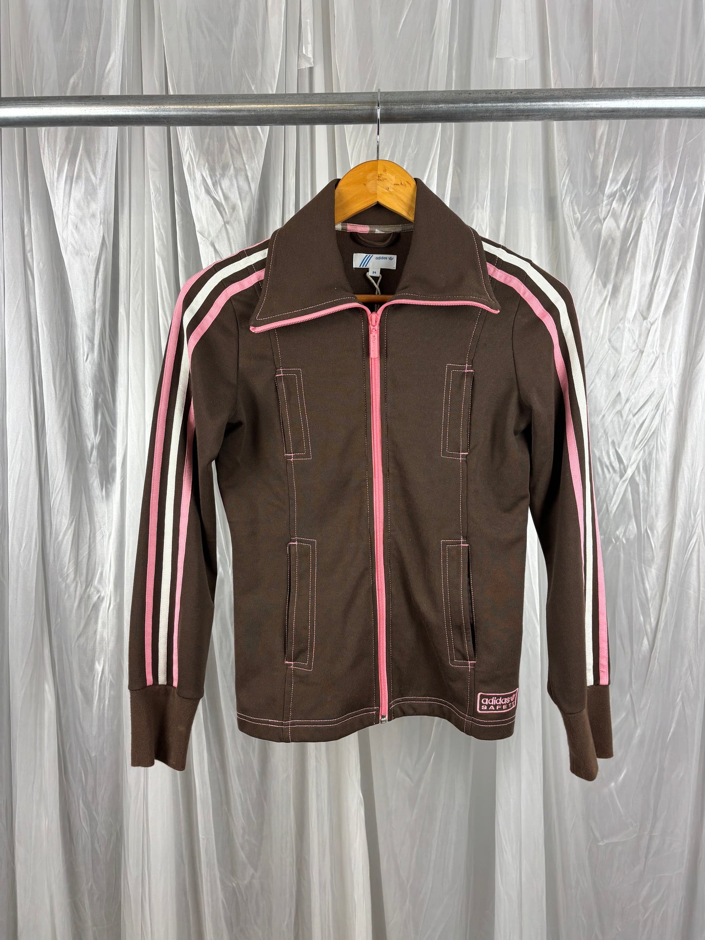 Adidas Brown Zip Up - S