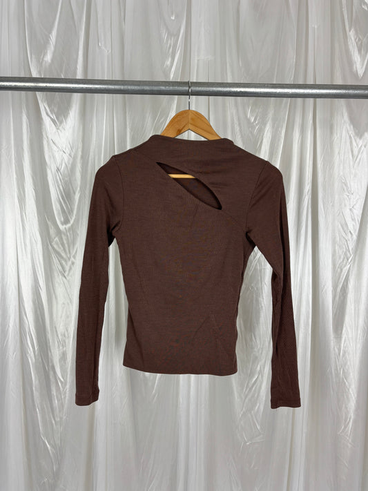 Kookai Brown Long Sleeve Dress - 1