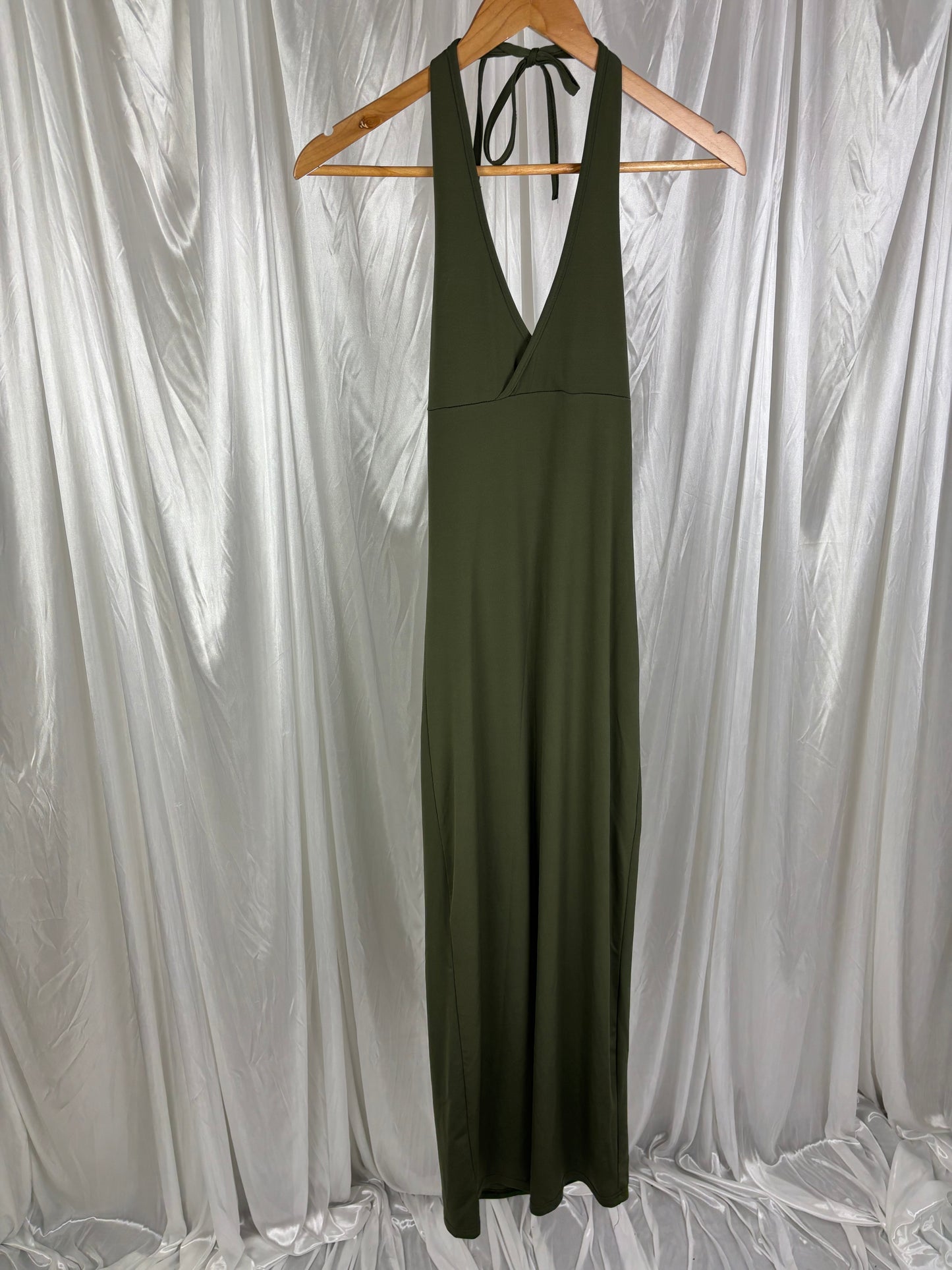 Glassons Green Halter Dress - XS