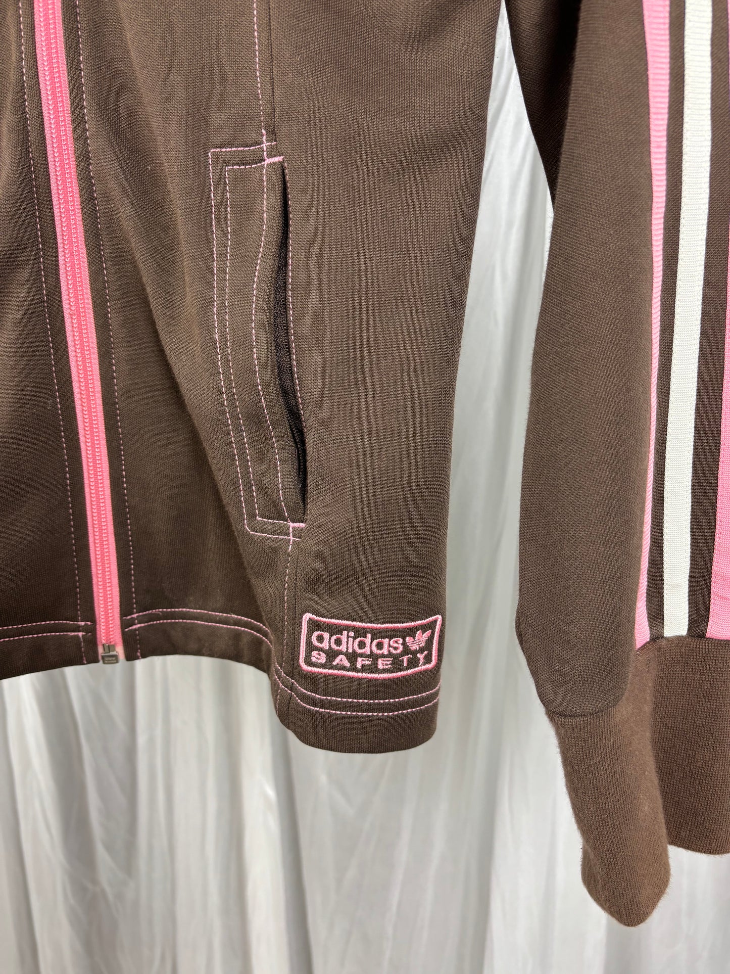 Adidas Brown Zip Up - S