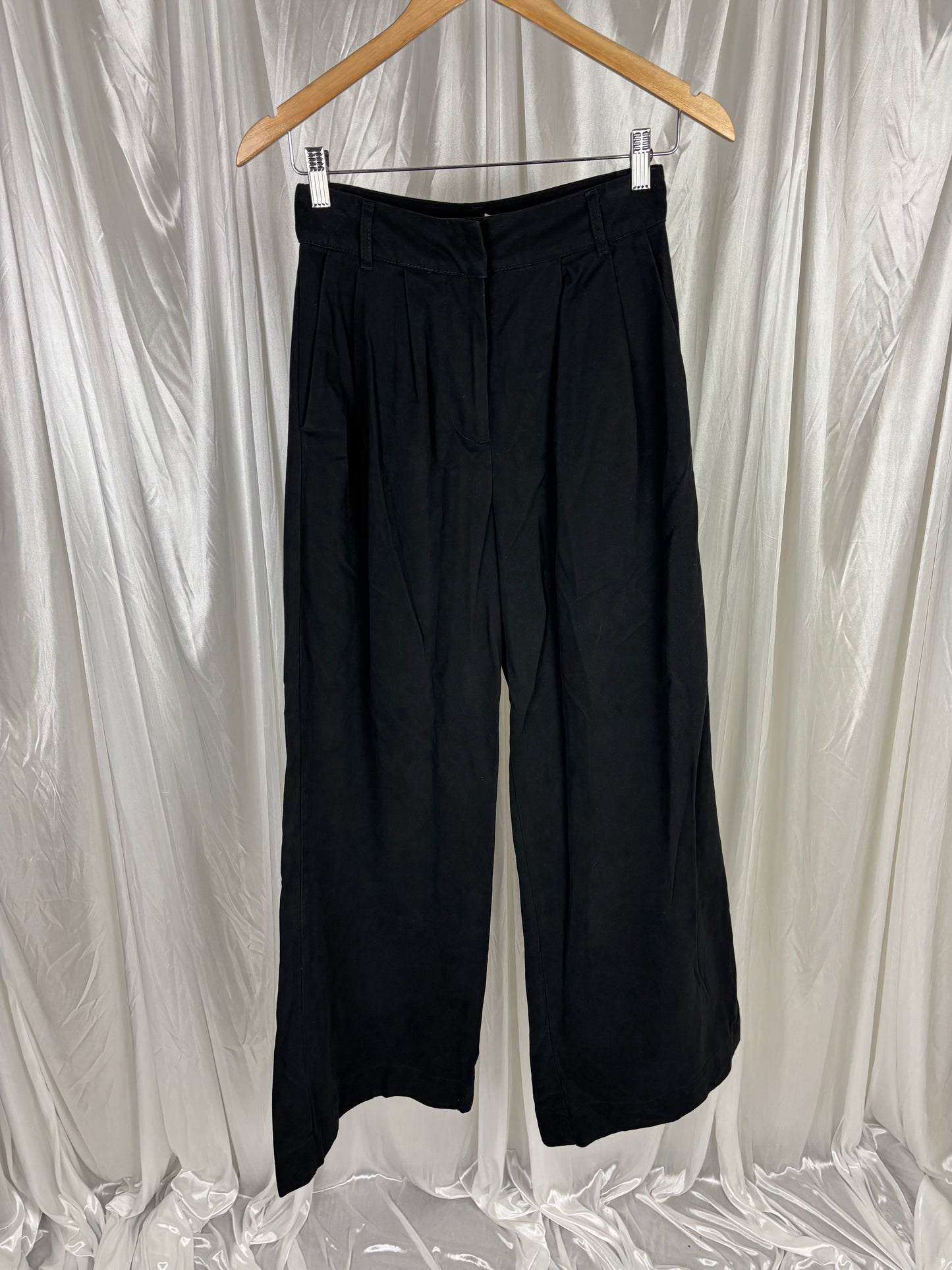 Glassons Black Wide Leg Pants - 8