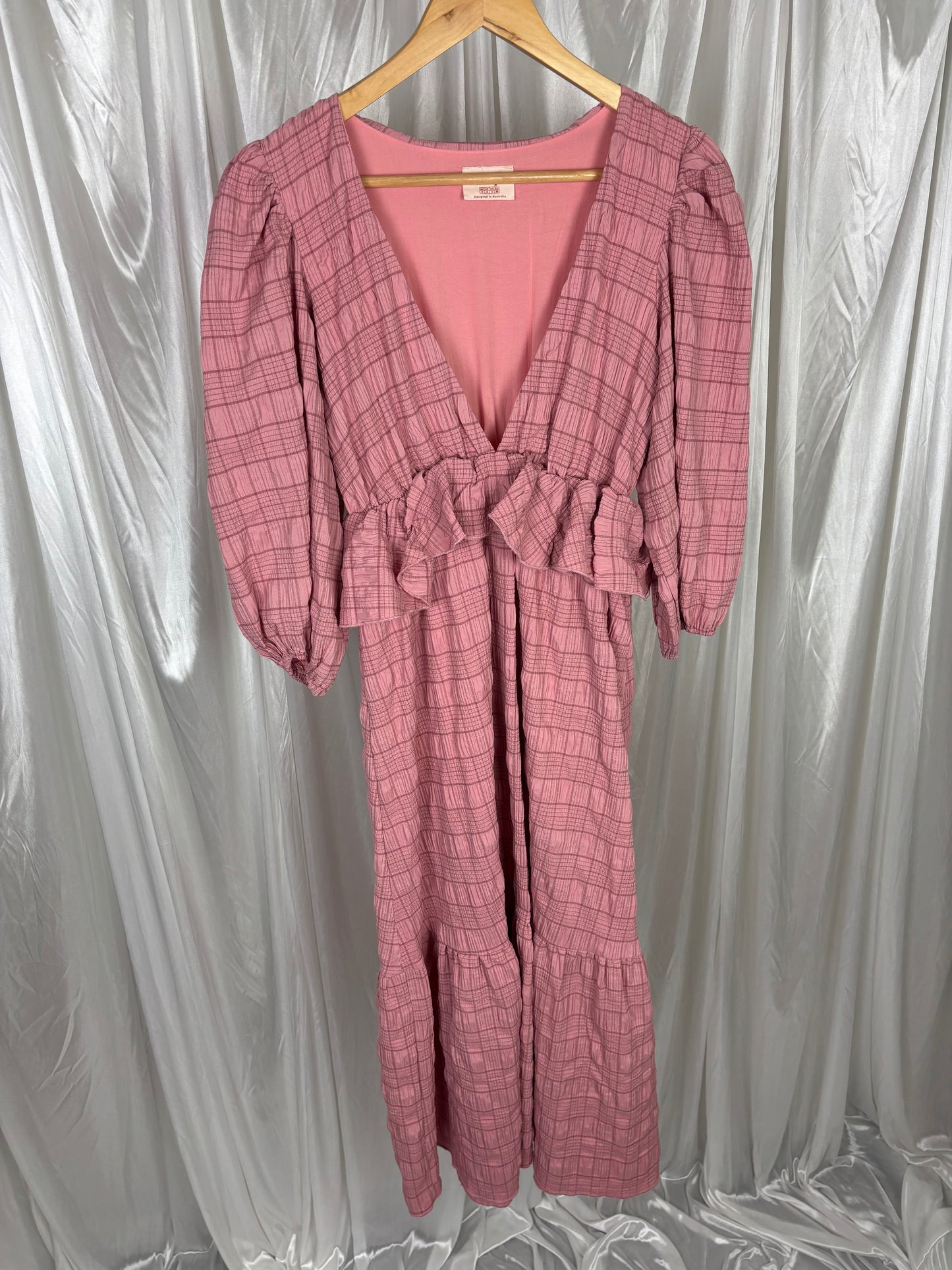 Showpo Pink Midi Dress - 8