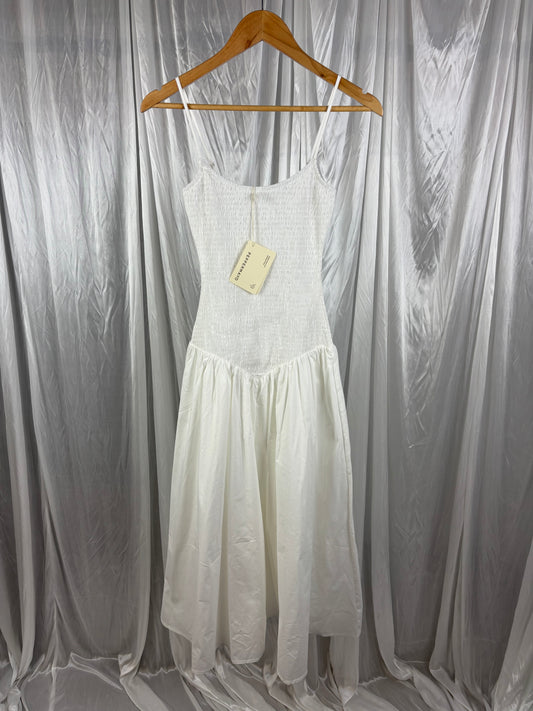 Peppermayo White Midi Dress - 8