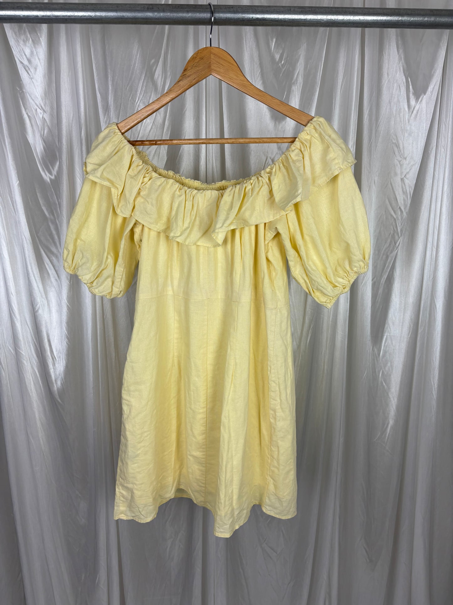 H&M Yellow Mini Dress - L