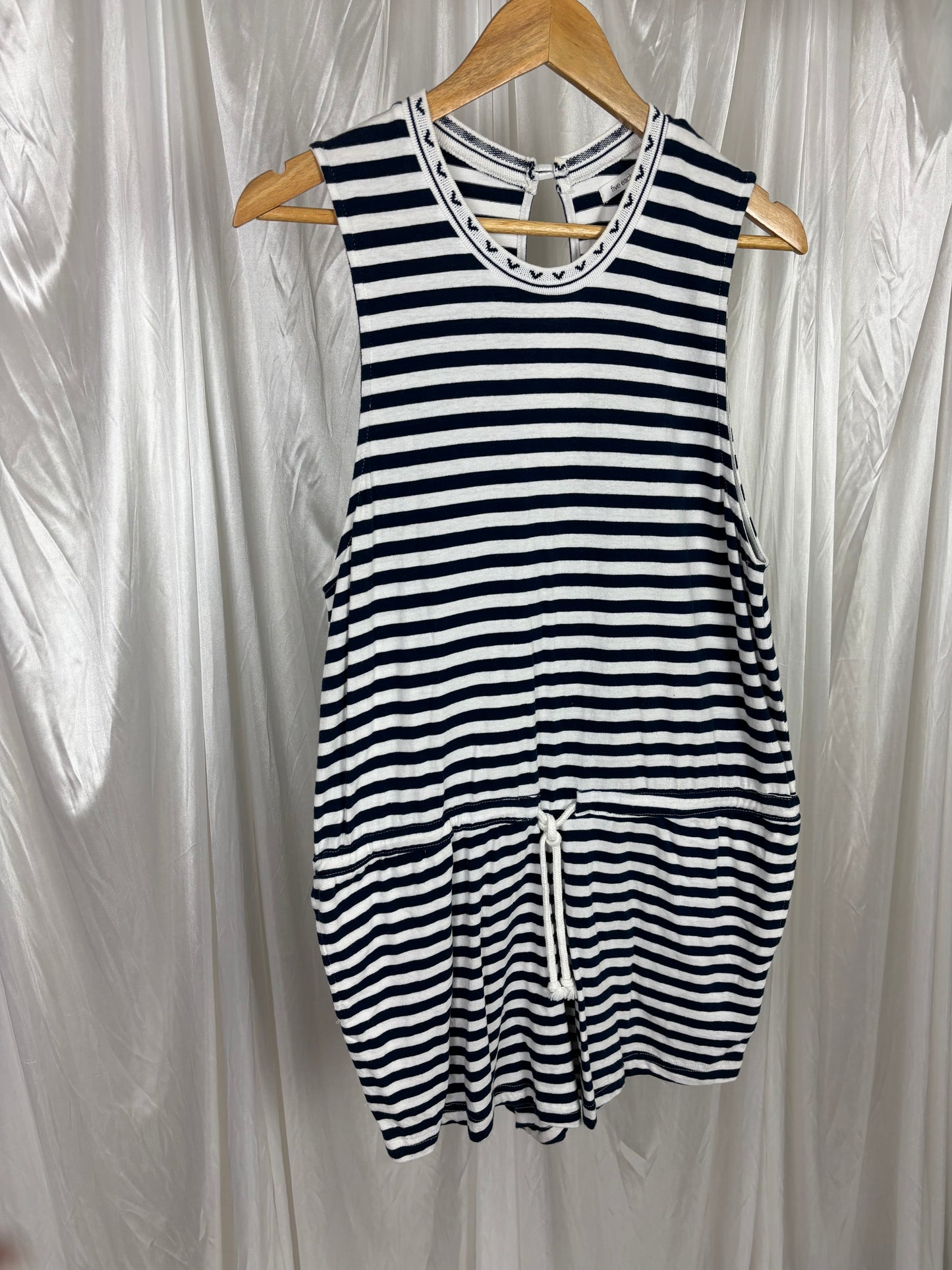Five Each Striped Playsuit - S