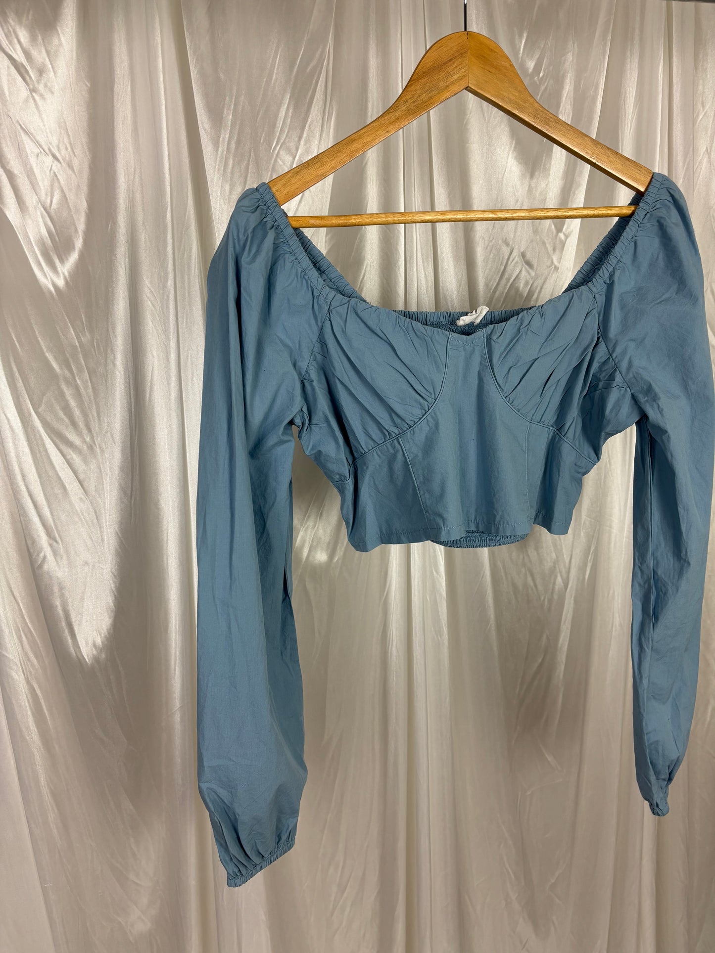Cotton On Blue Long Sleeve Top - M