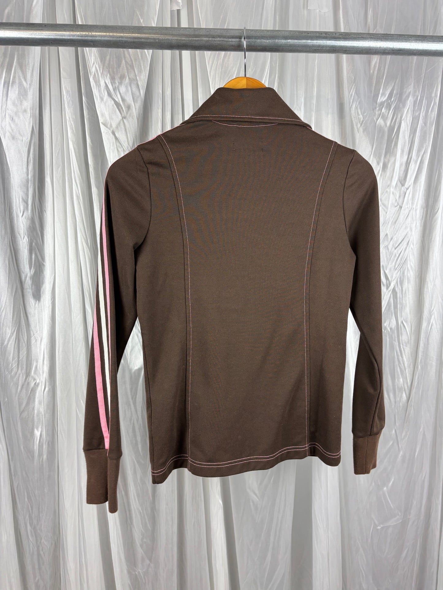 Adidas Brown Zip Up - S