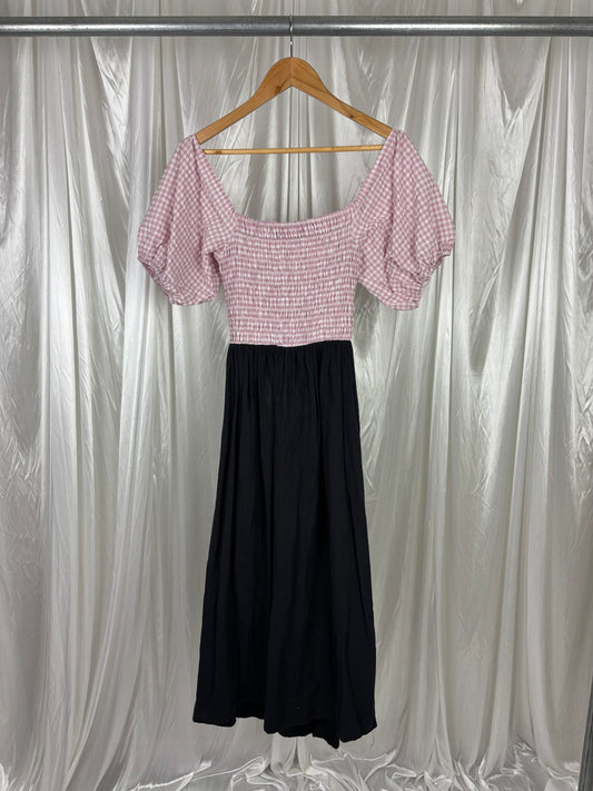 Ruby Gingham Maxi Dress - 8