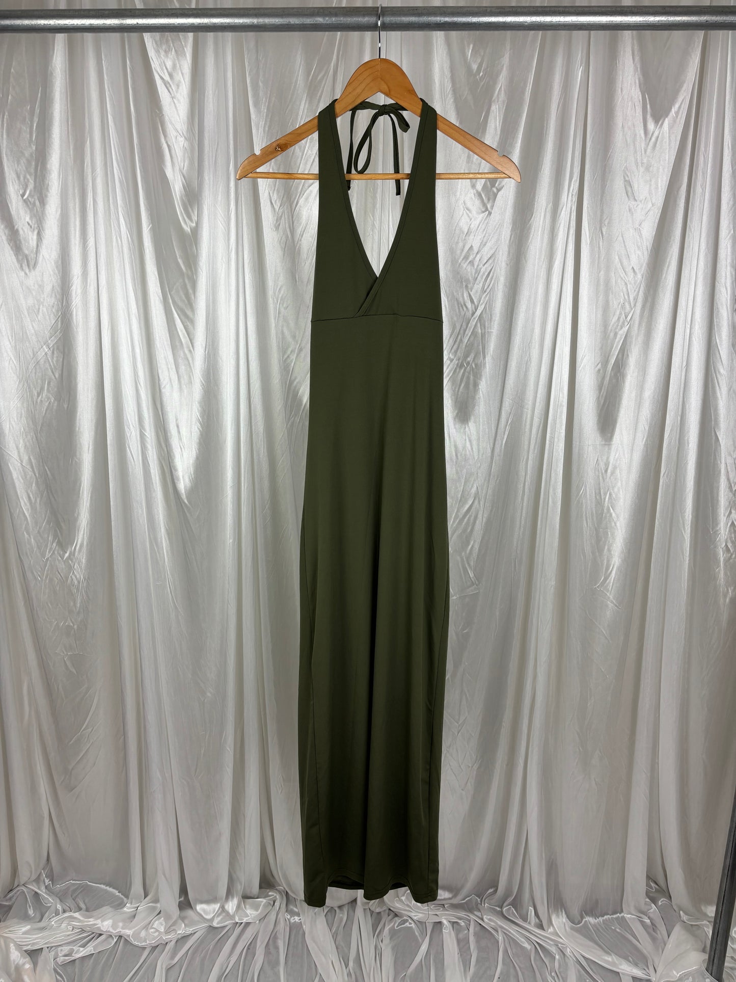 Glassons Green Halter Dress - XS