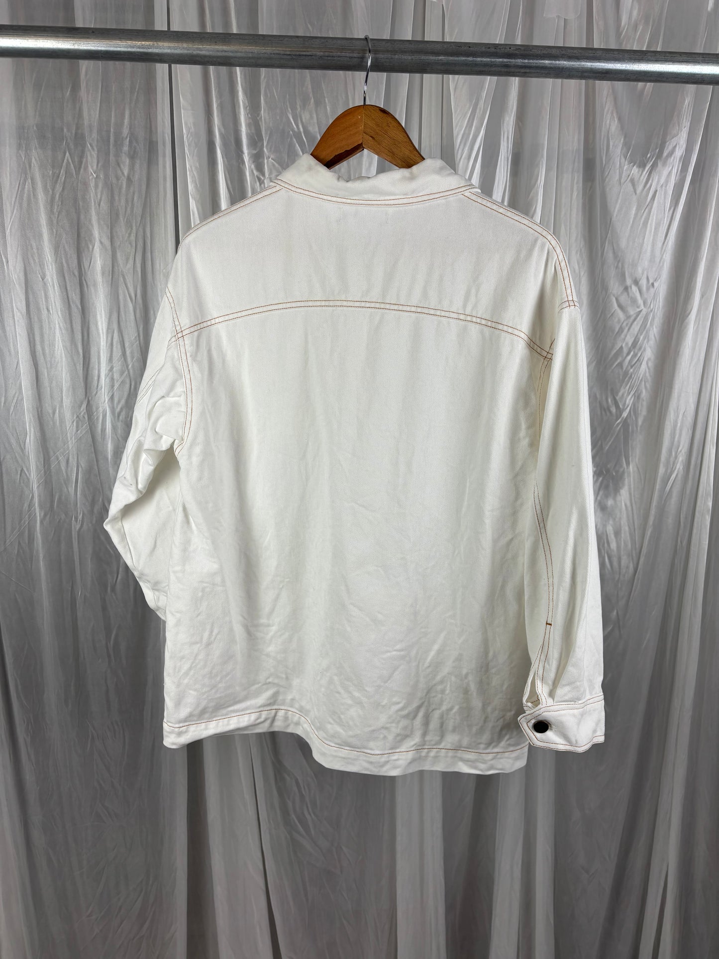 Dazie White Denim Jacket - 6