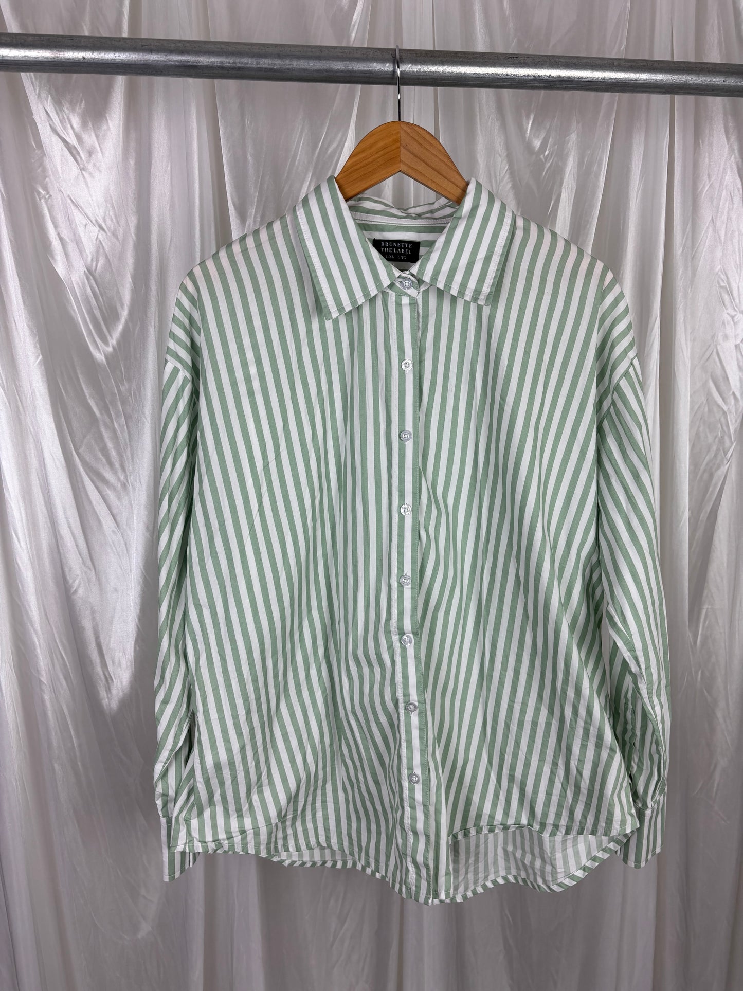 Brunette The Label Striped Shirt - L/XL