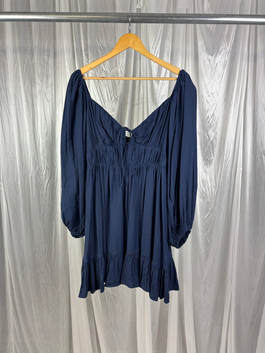 Ally Navy Blue Dress - 14