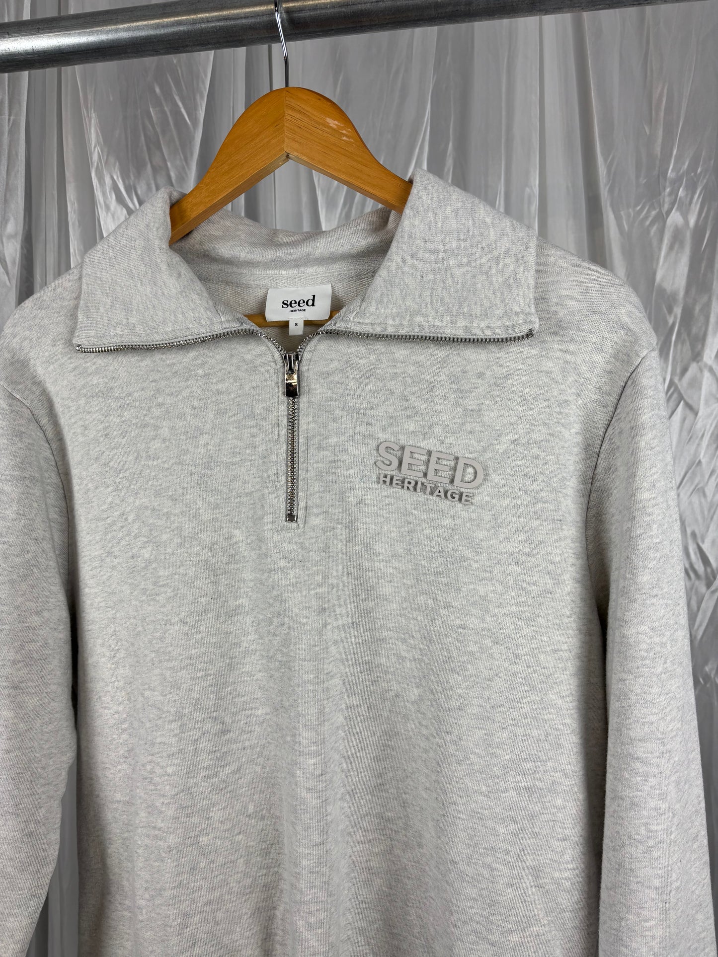Seed 1/4 Zip Jumper - S