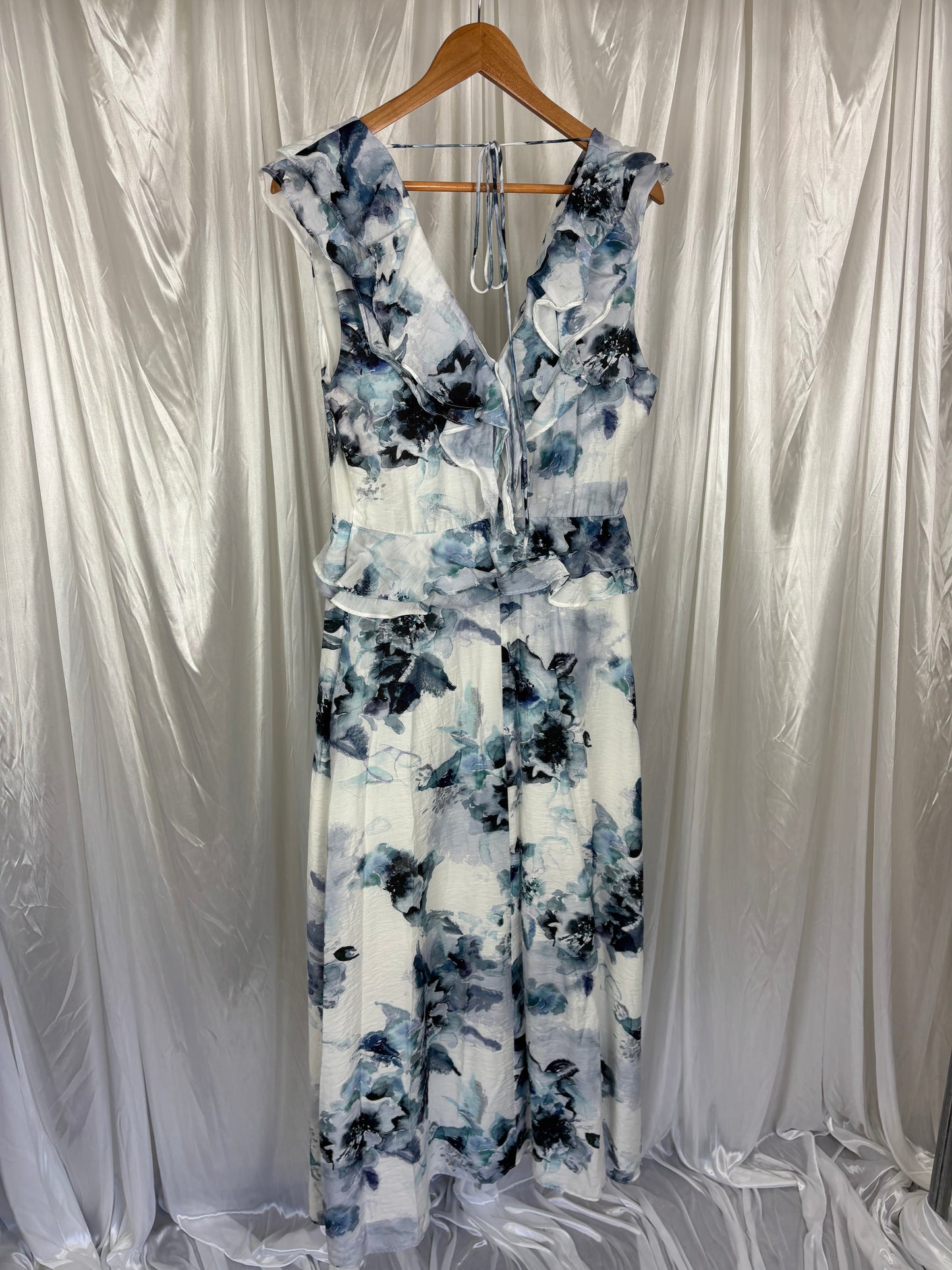 H&M Blue Floral Dress - M