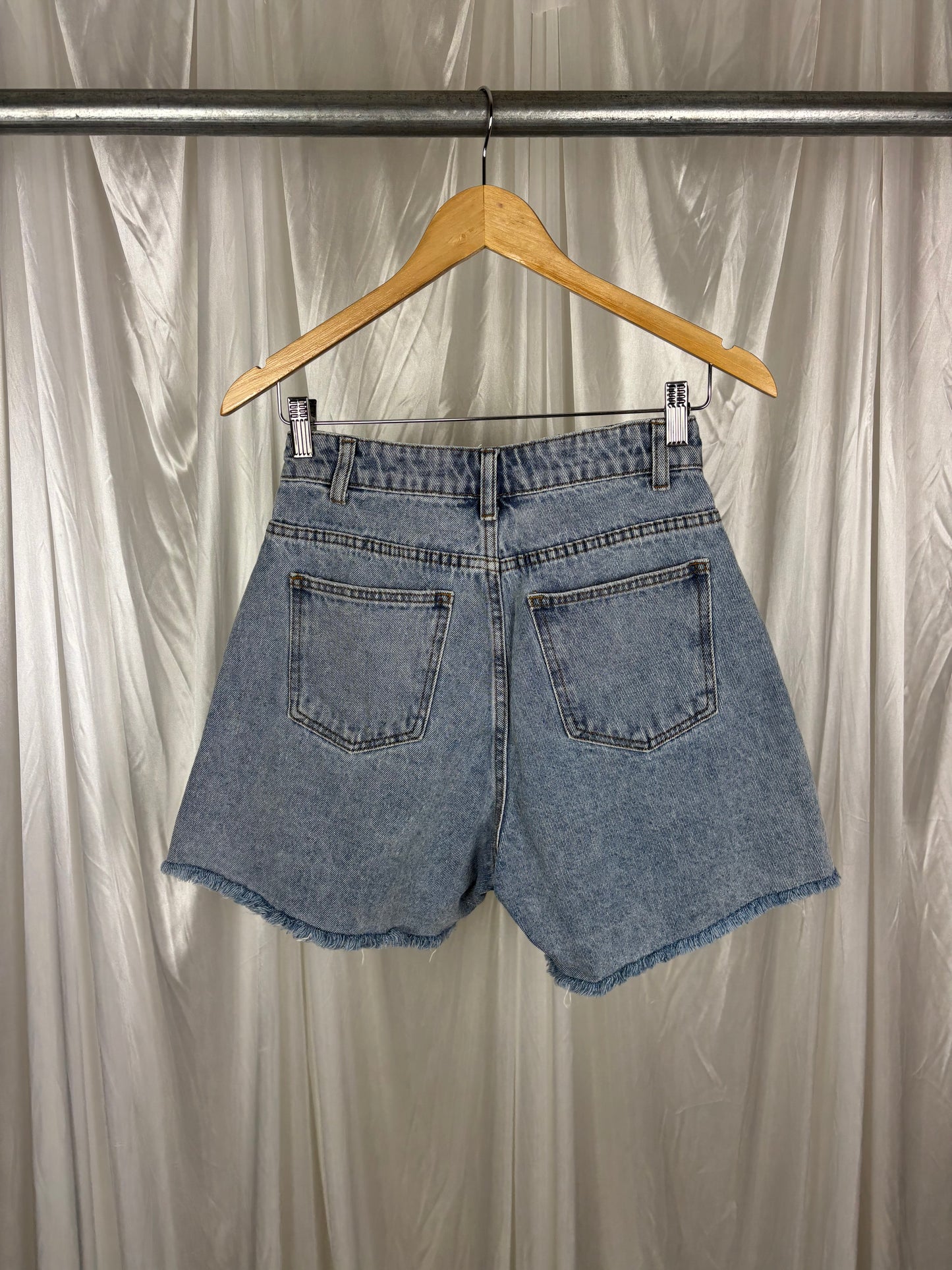 Dissh Blue Denim Shorts - 8