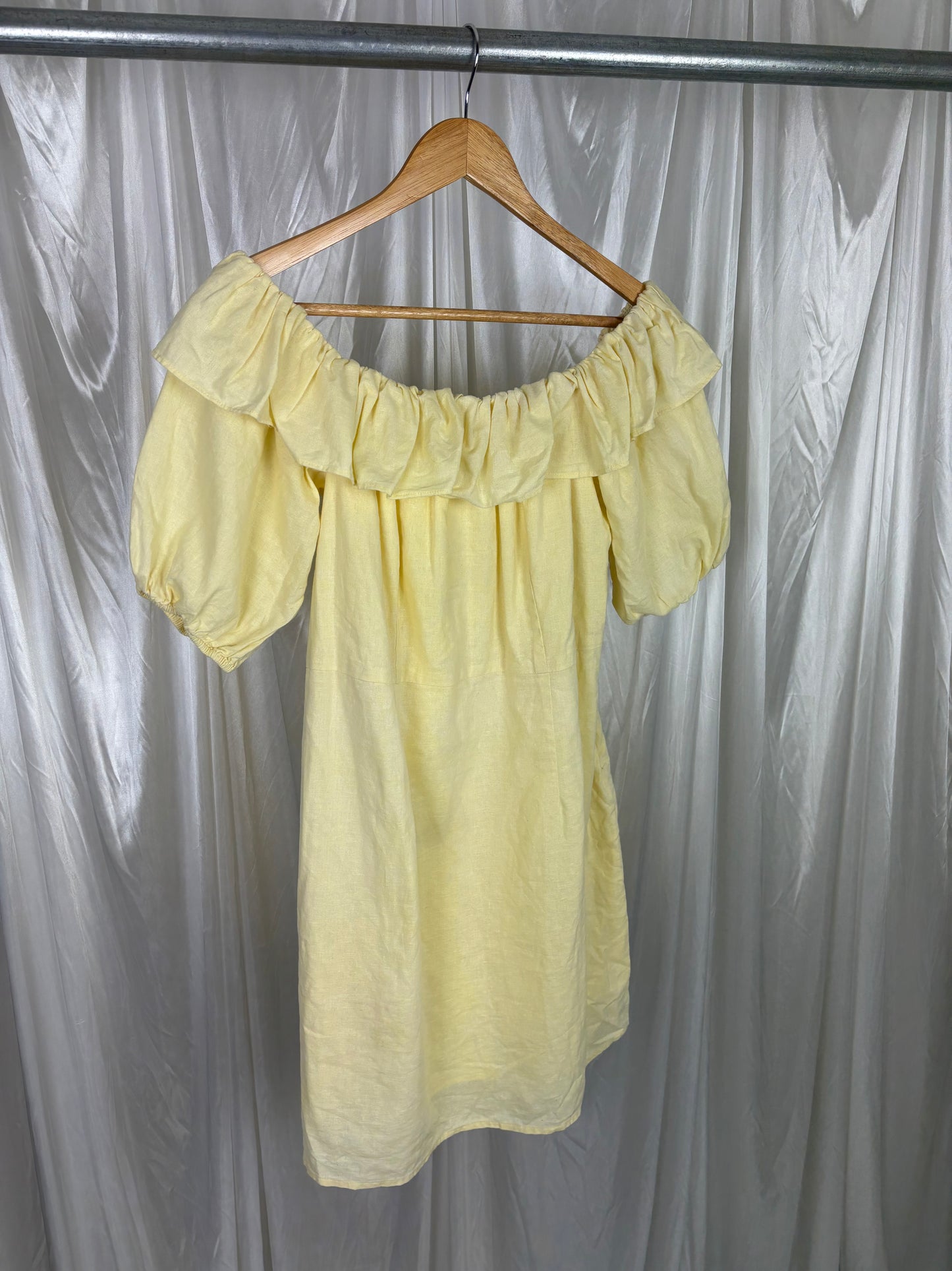 H&M Yellow Mini Dress - L
