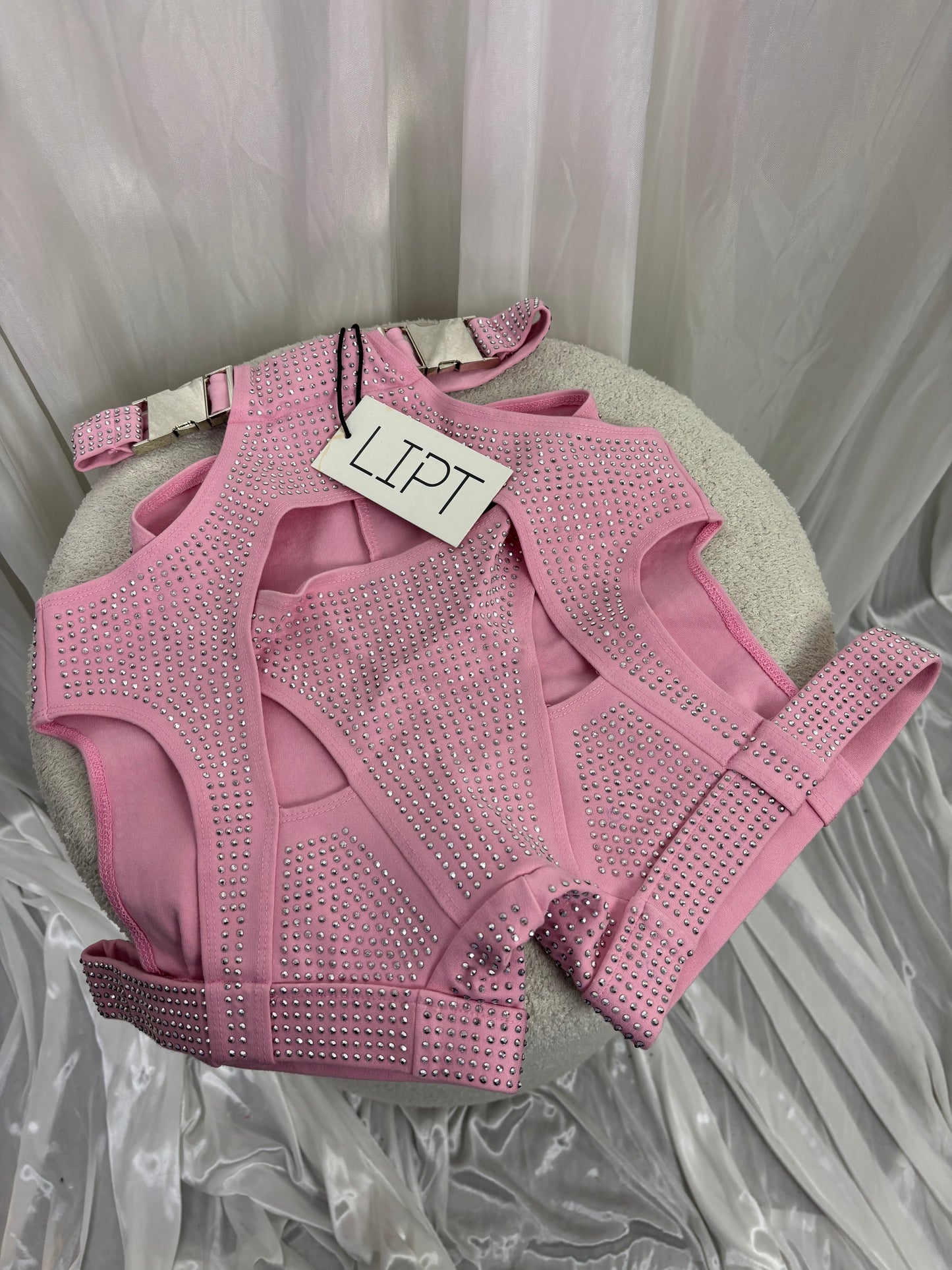 Lipt The Label Pink Morph Cut-Out Shorts - XS