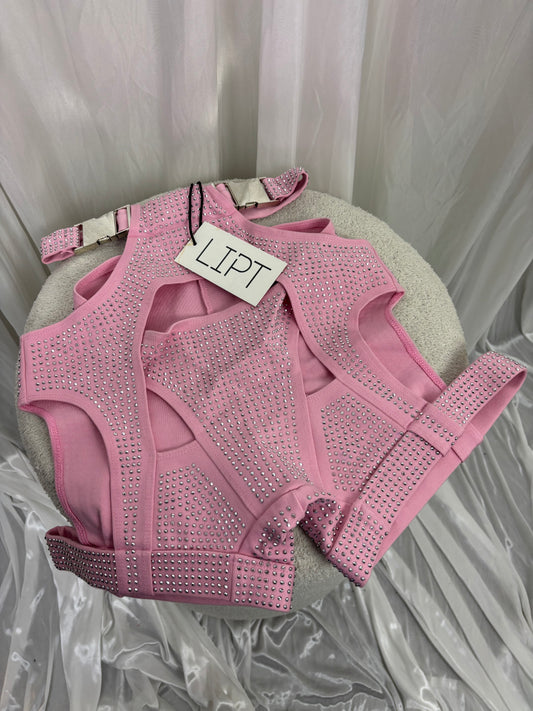 Lipt The Label Pink Morph Cut-Out Shorts - XS